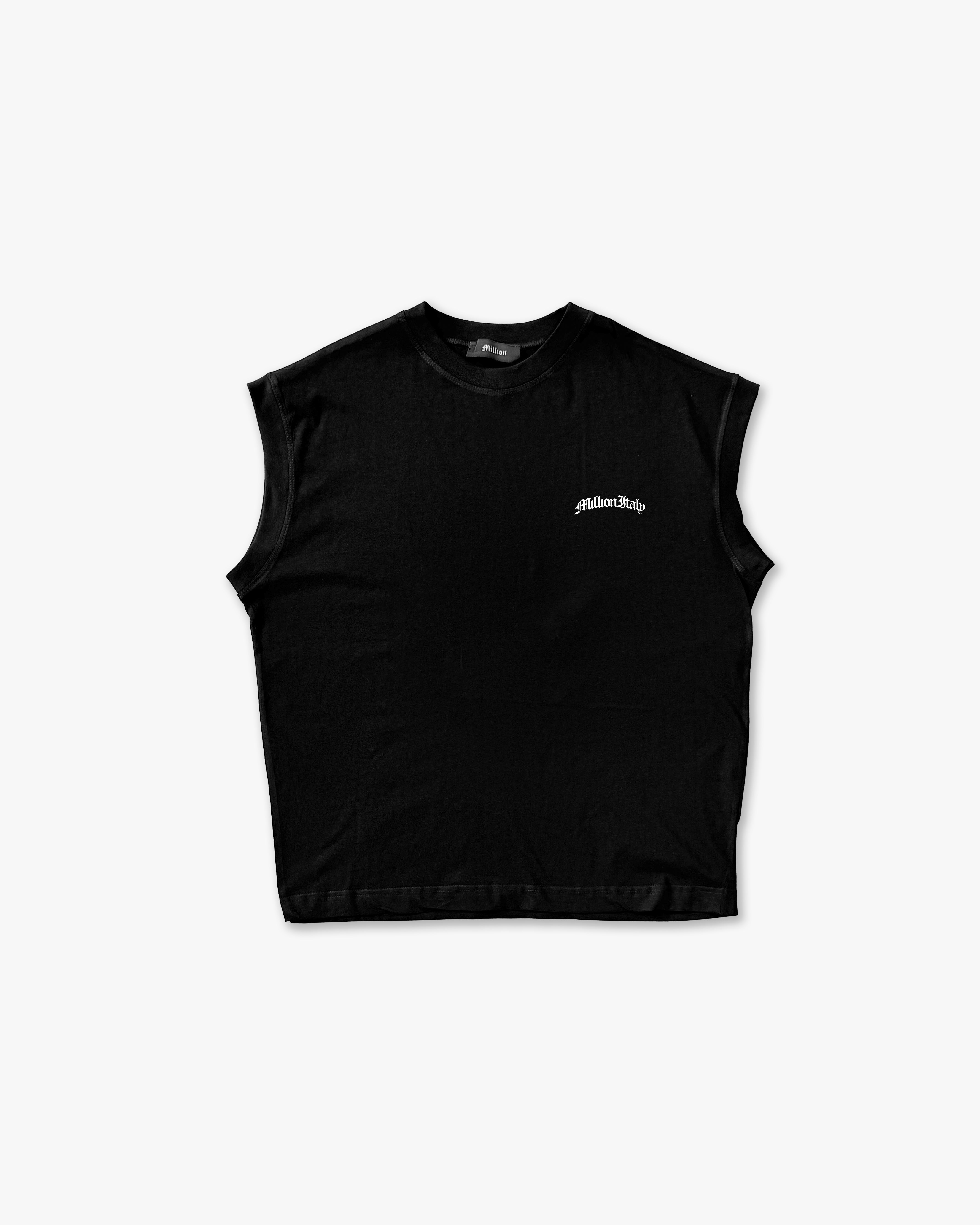 T-shirt sans manches noire