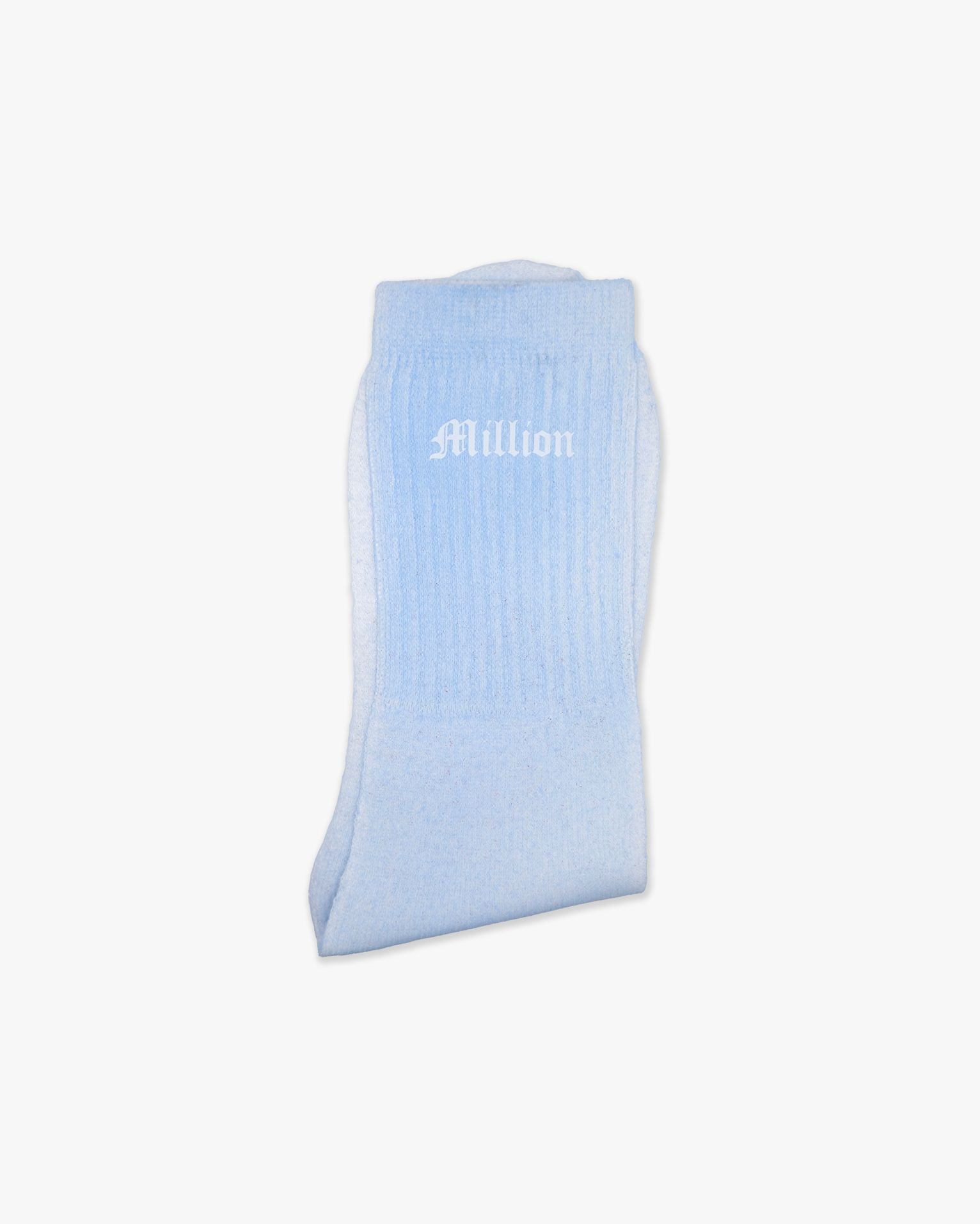 Chaussettes blanches avec logo sur le devant