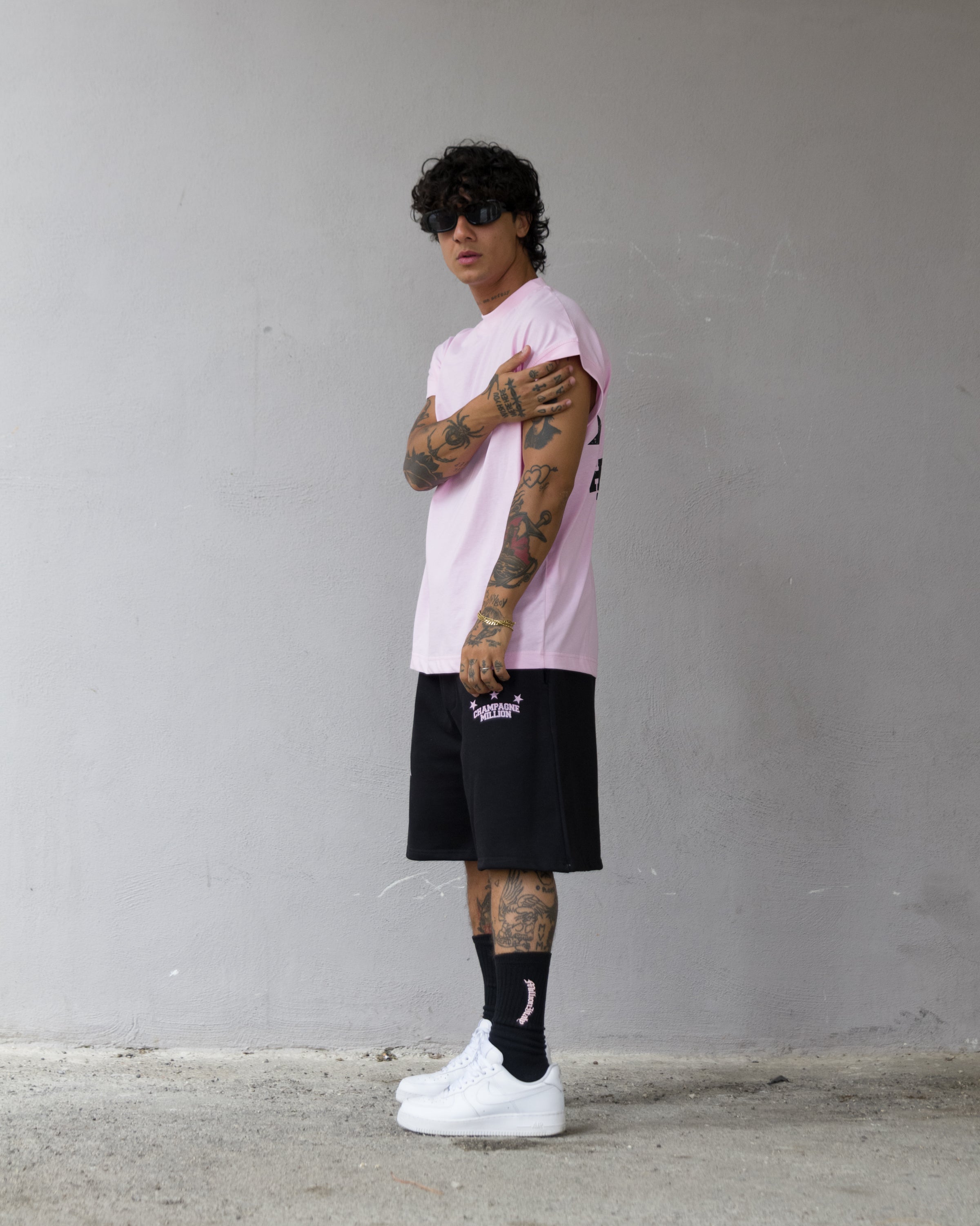 T-Shirt Champagne Million - Rosa