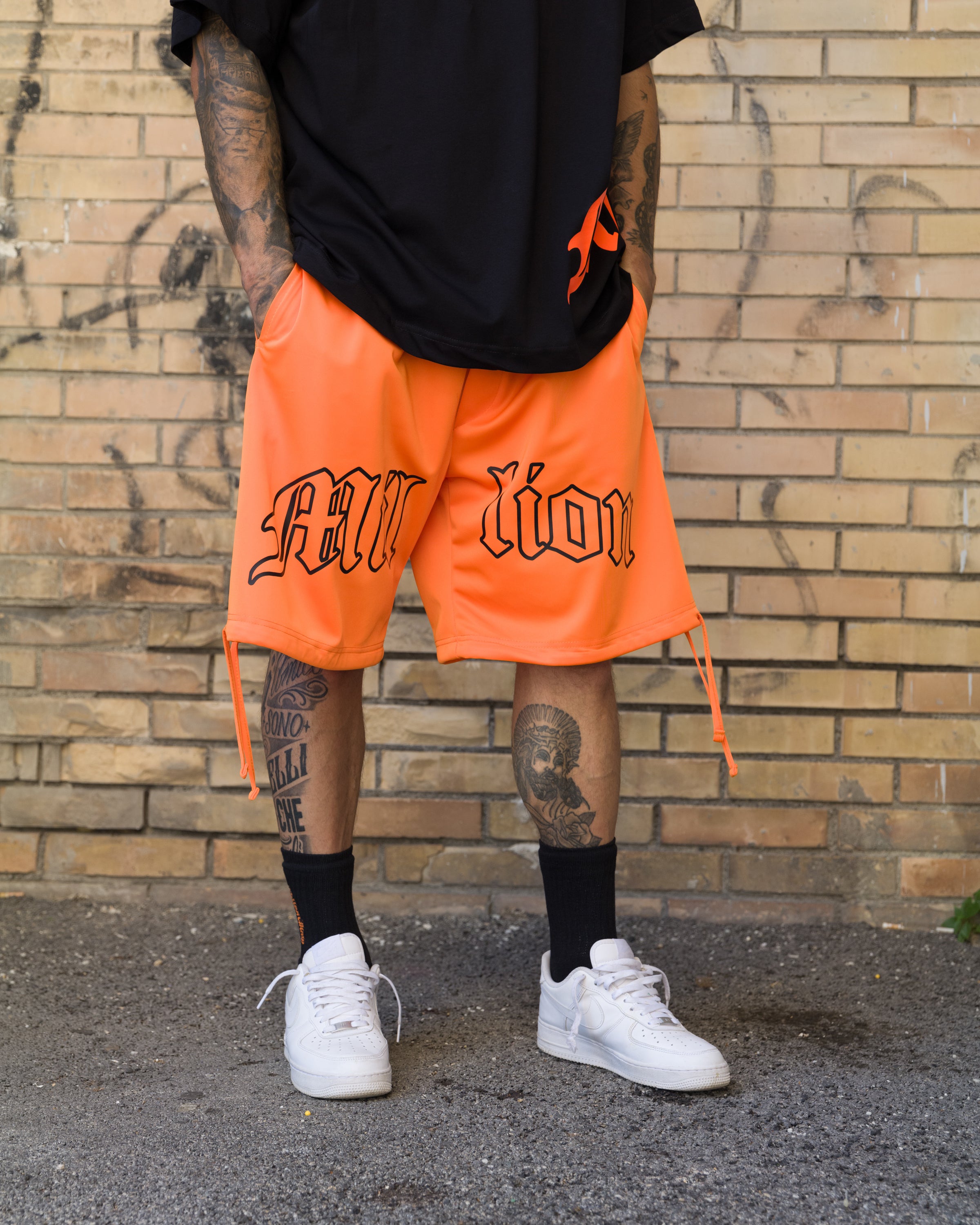 Shorts Gothiques Orange