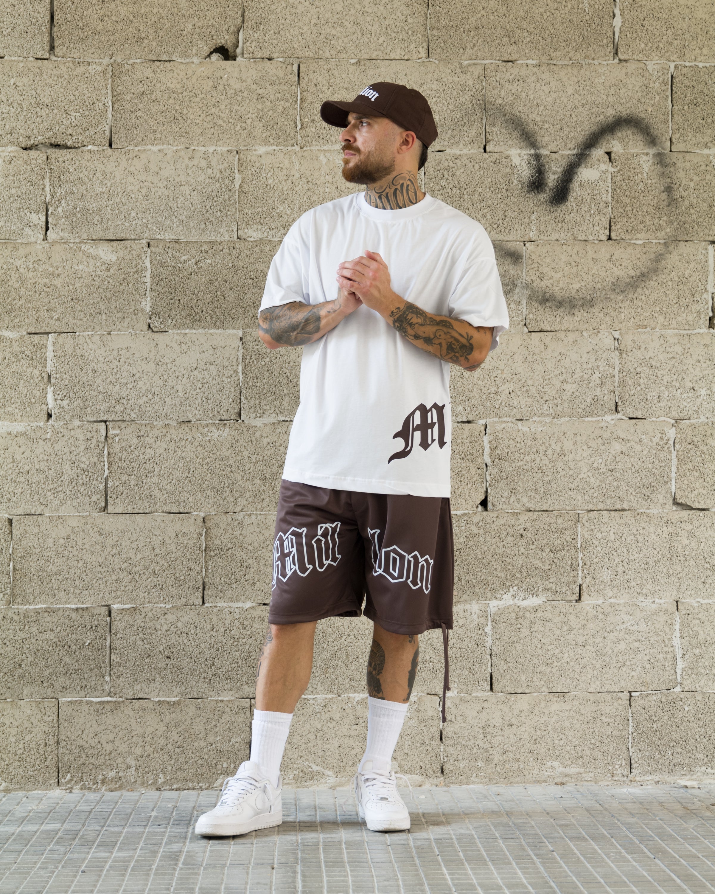 Shorts marron gothique