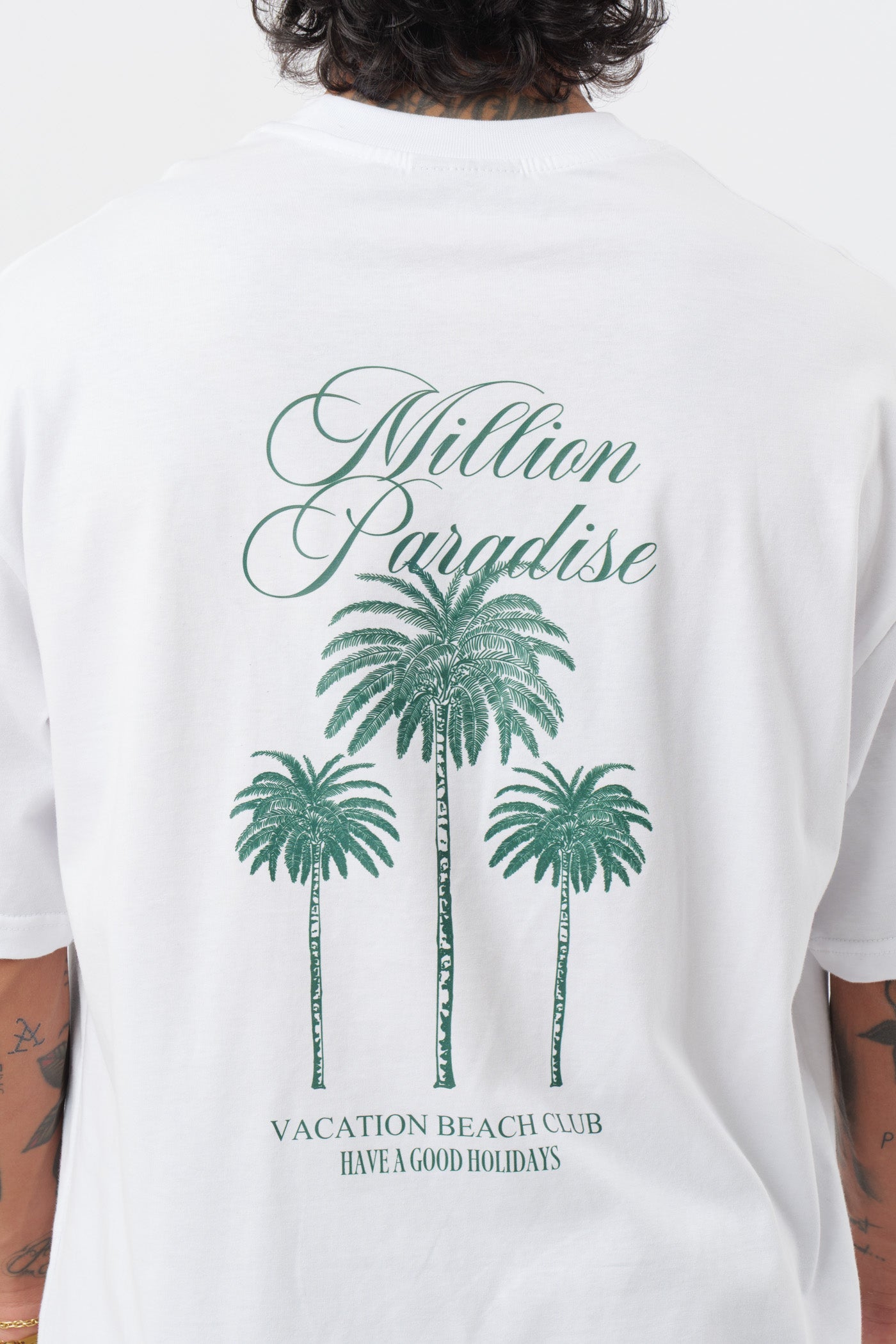 T-shirt BeachClub blanche
