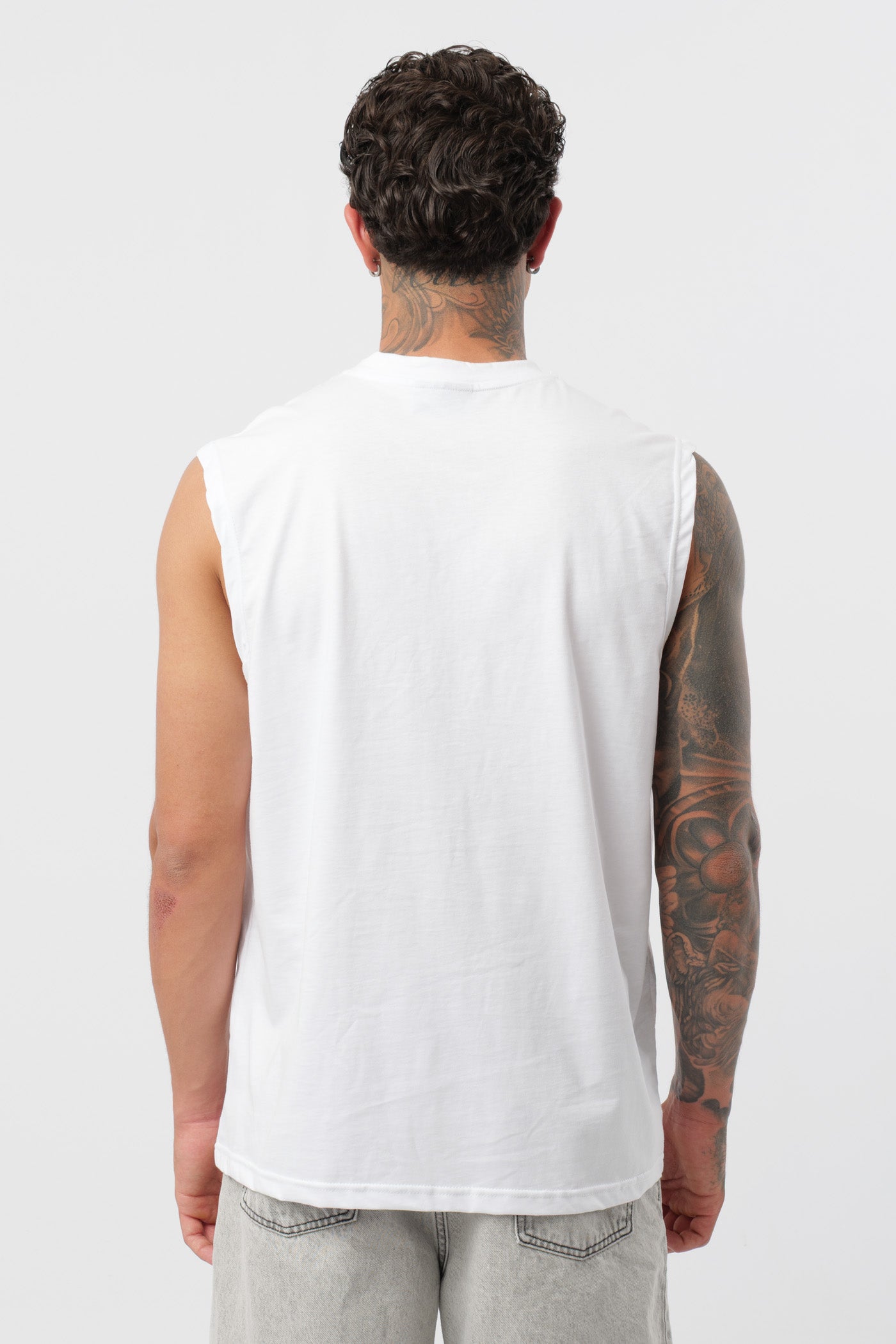 Débardeur en jersey blanc