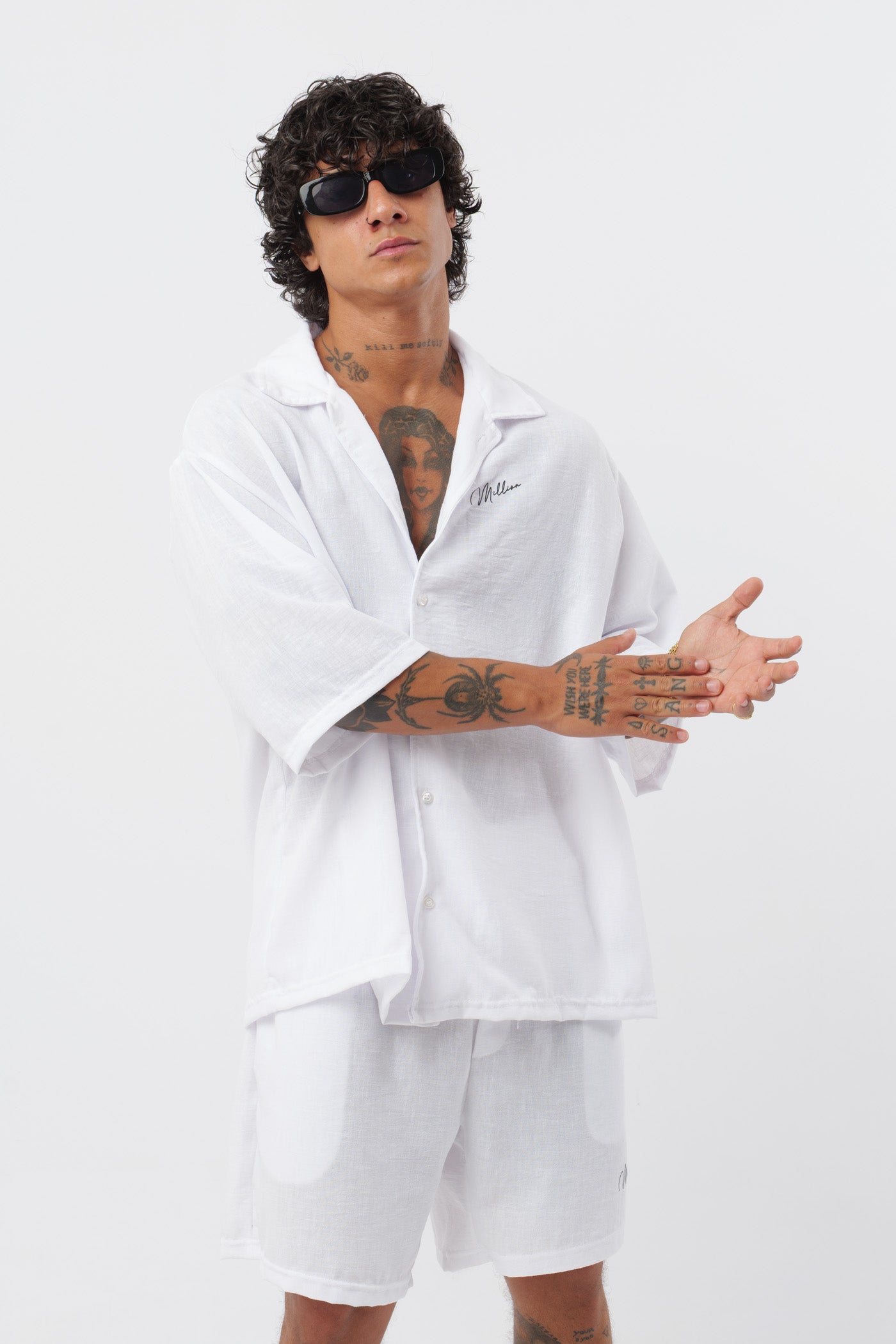 Coordonné Lin Blanc