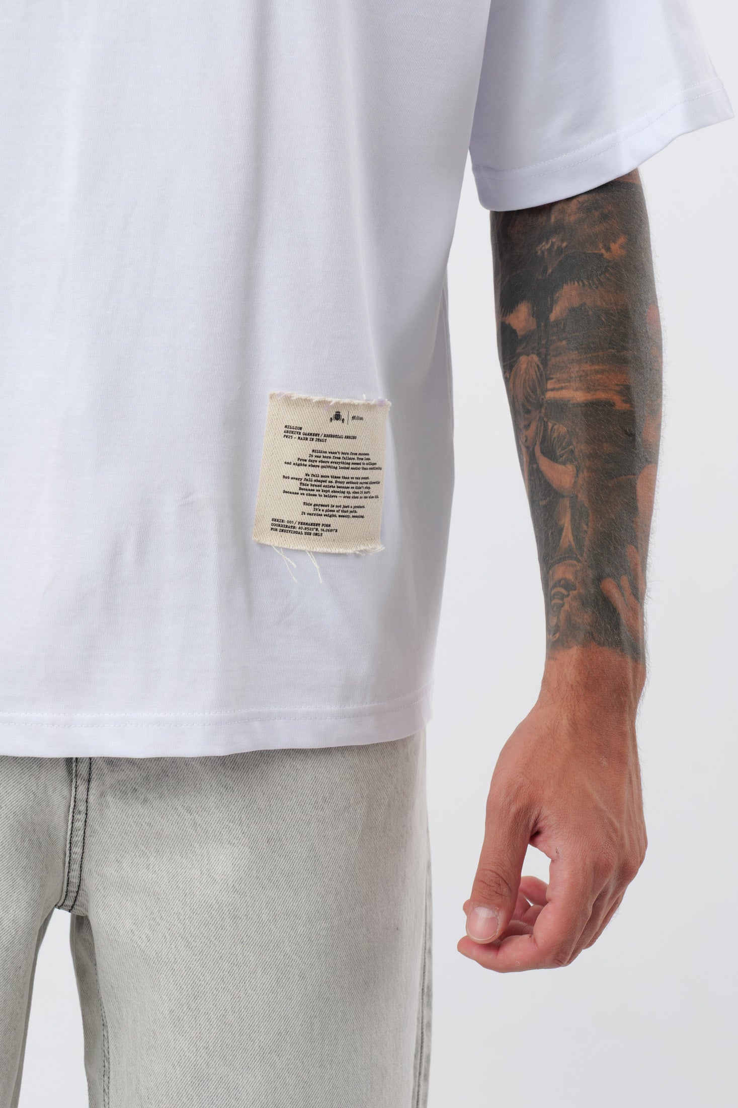 Tee "Archive" Blanche