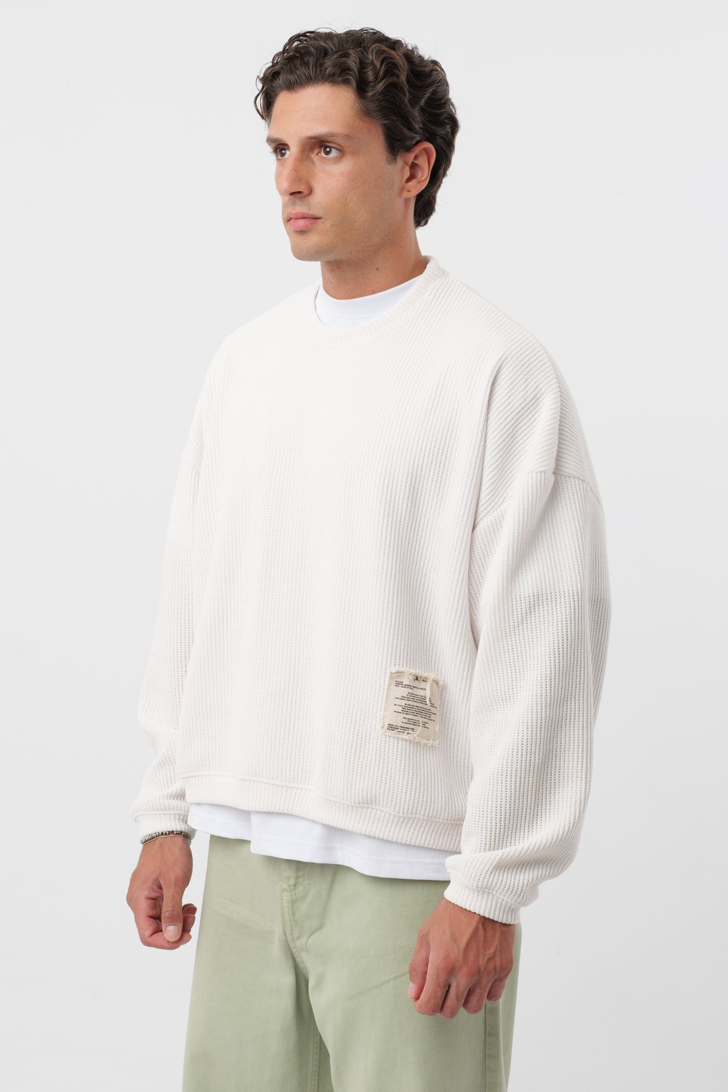 Crewneck 'Archive' Crème