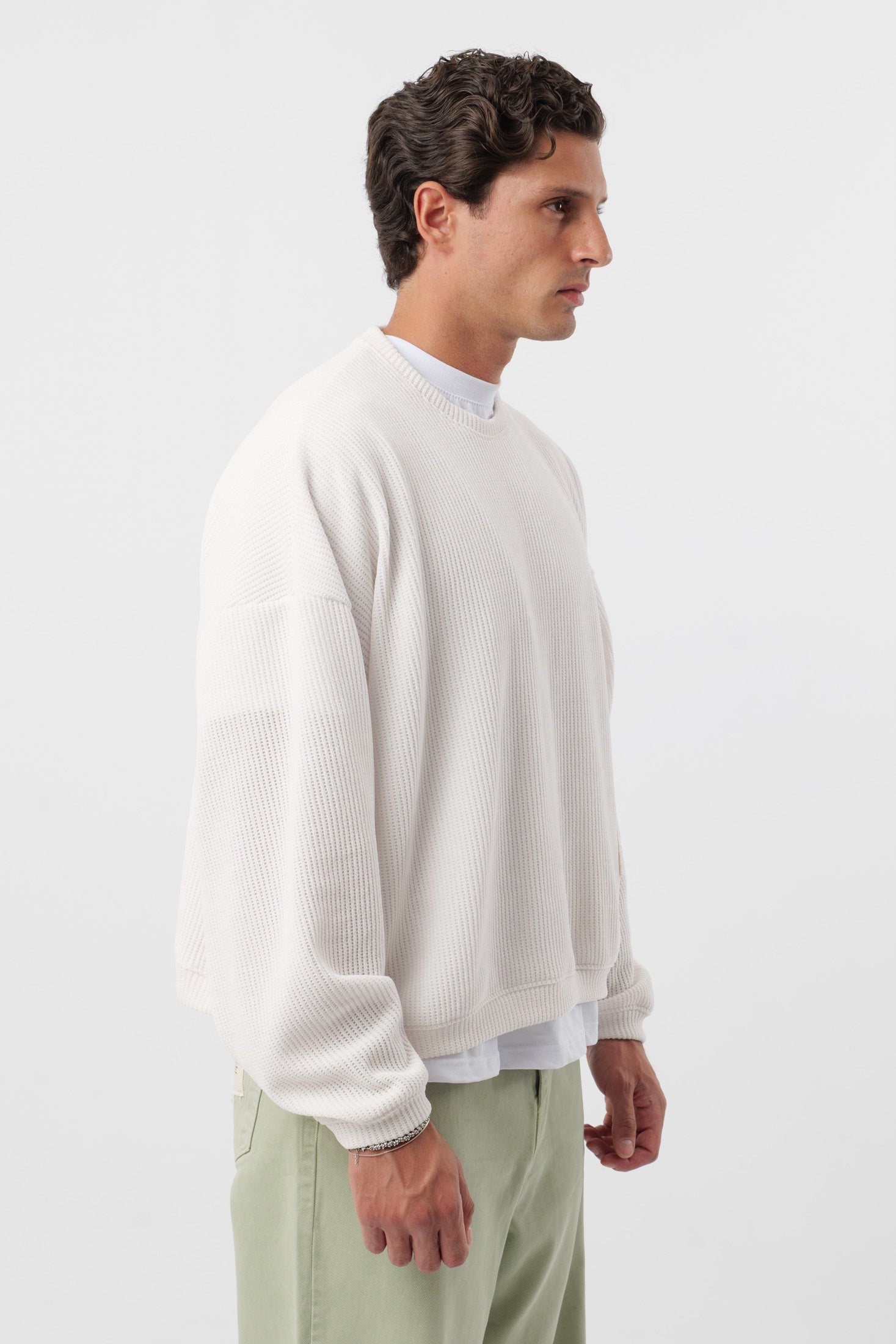 Crewneck 'Archive' Crème