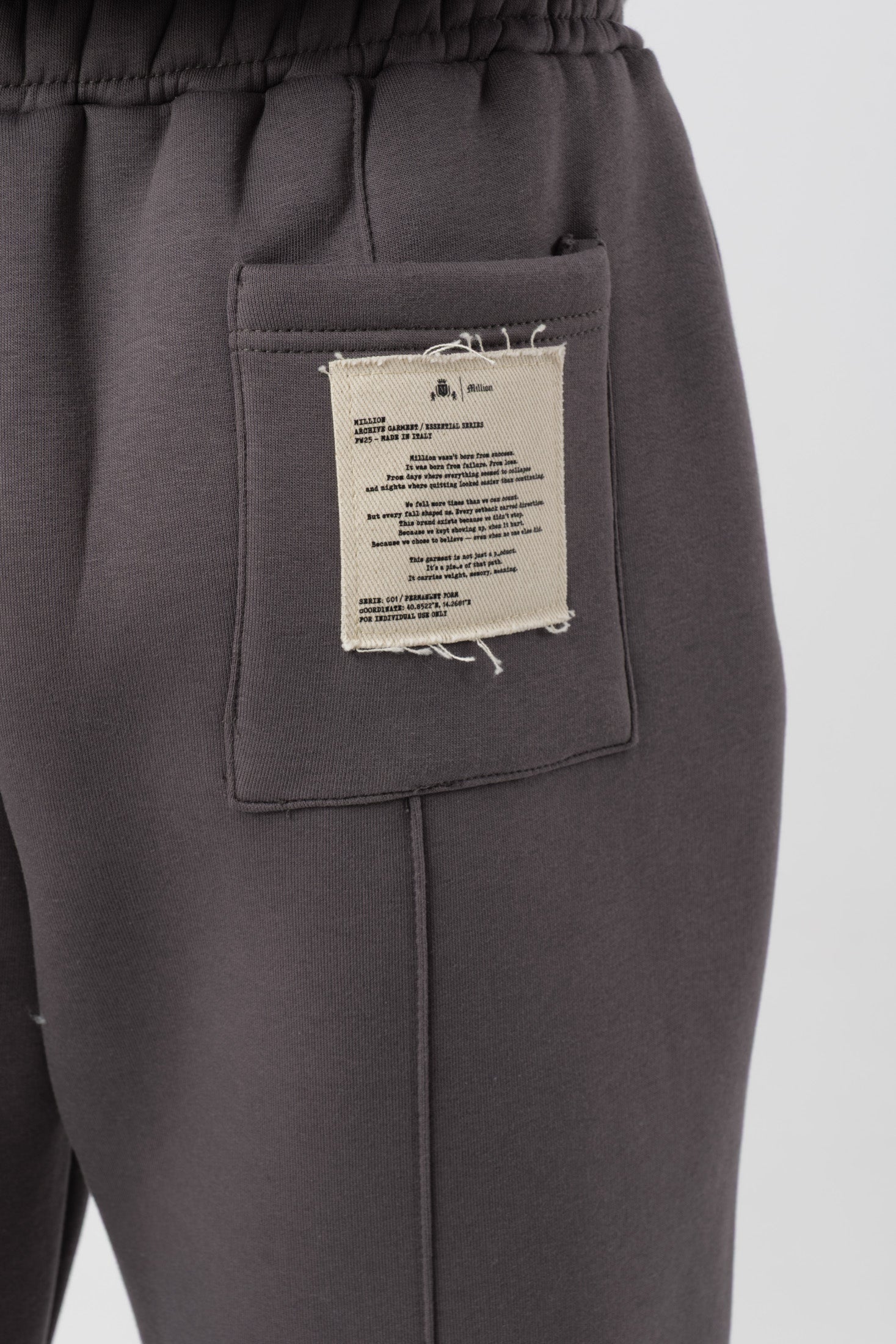 Pantalon de survêtement « Archive » Gris Plomb