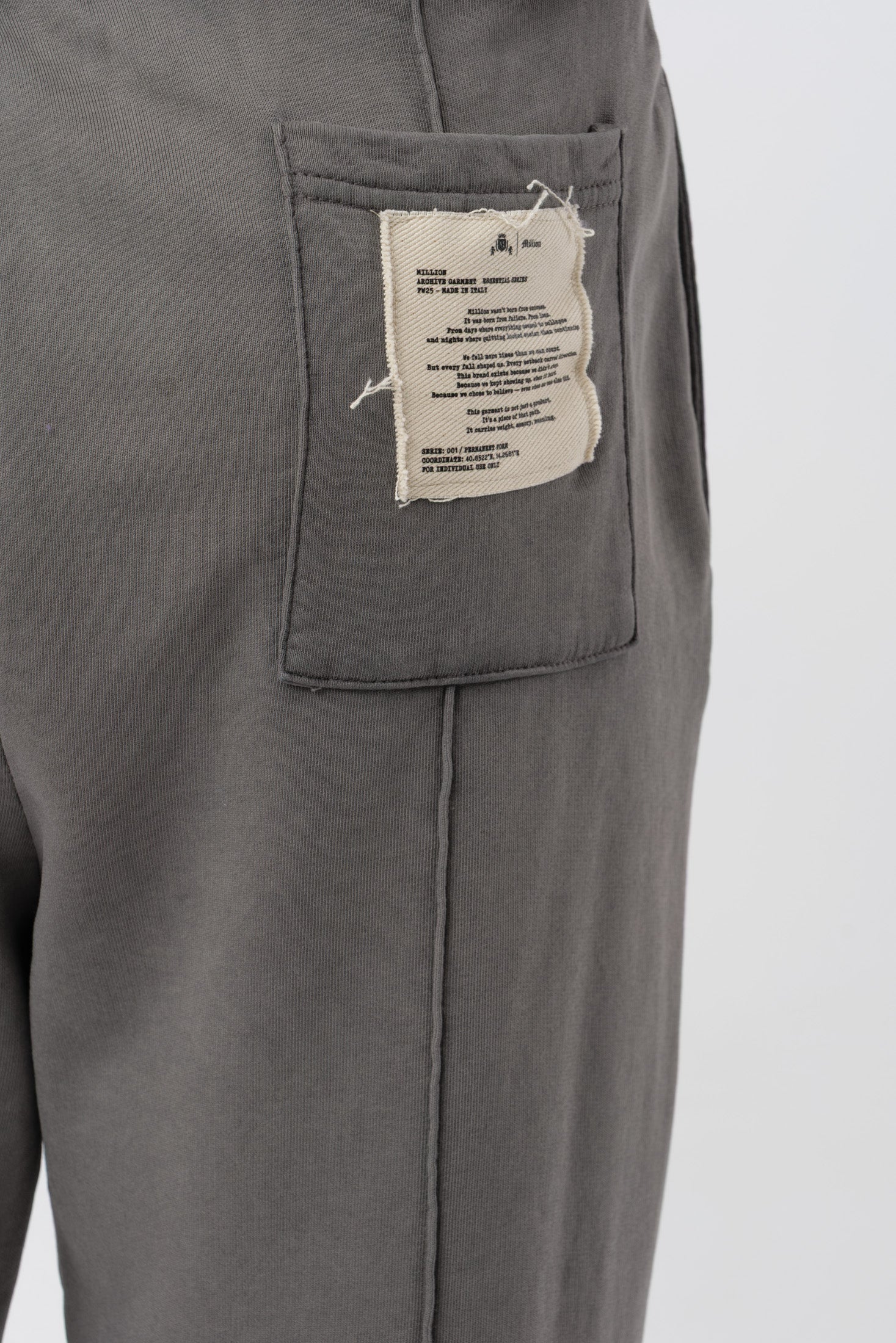 Pantalon de survêtement « Archive » Gris Plomb