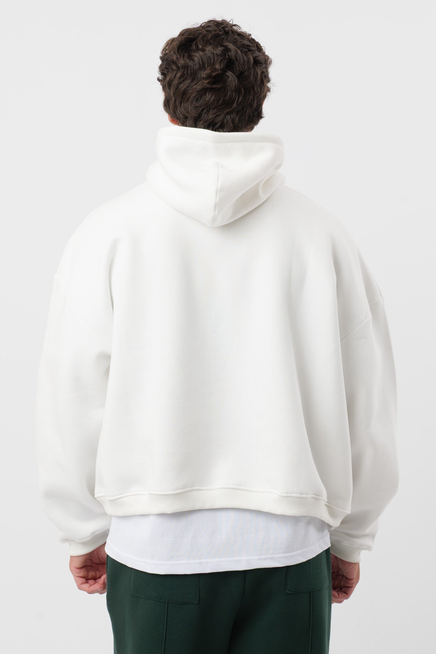 Sweat à capuche crème enfant