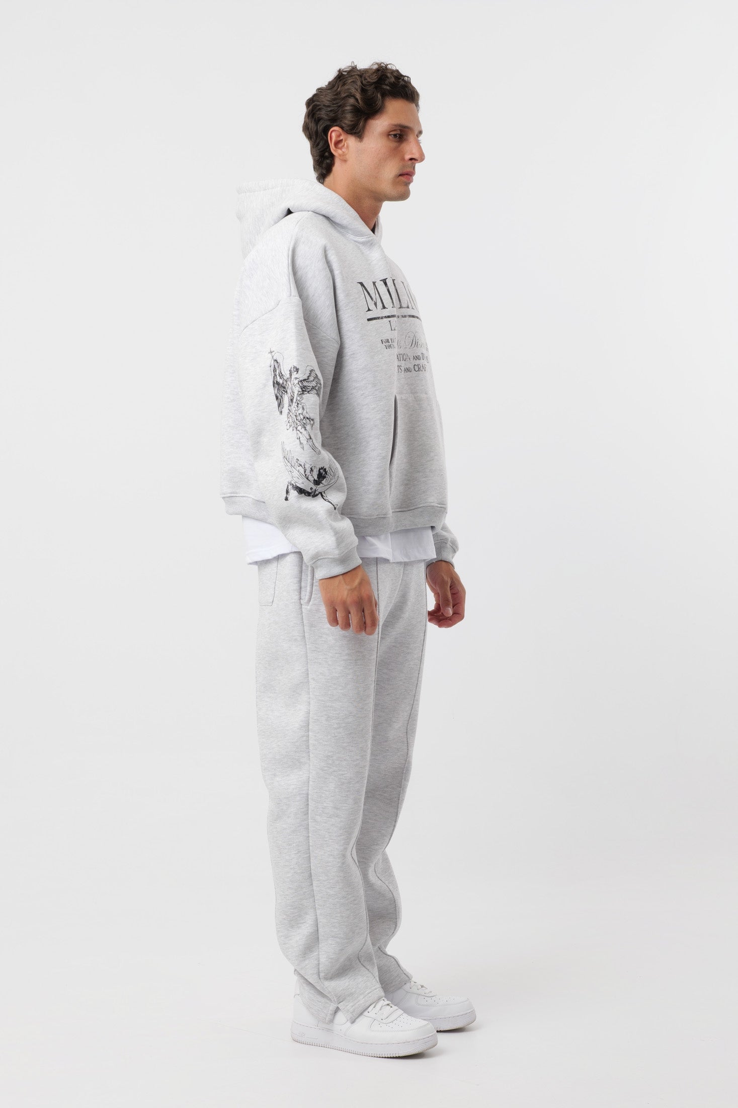 Pantalon de survêtement Logo Gris