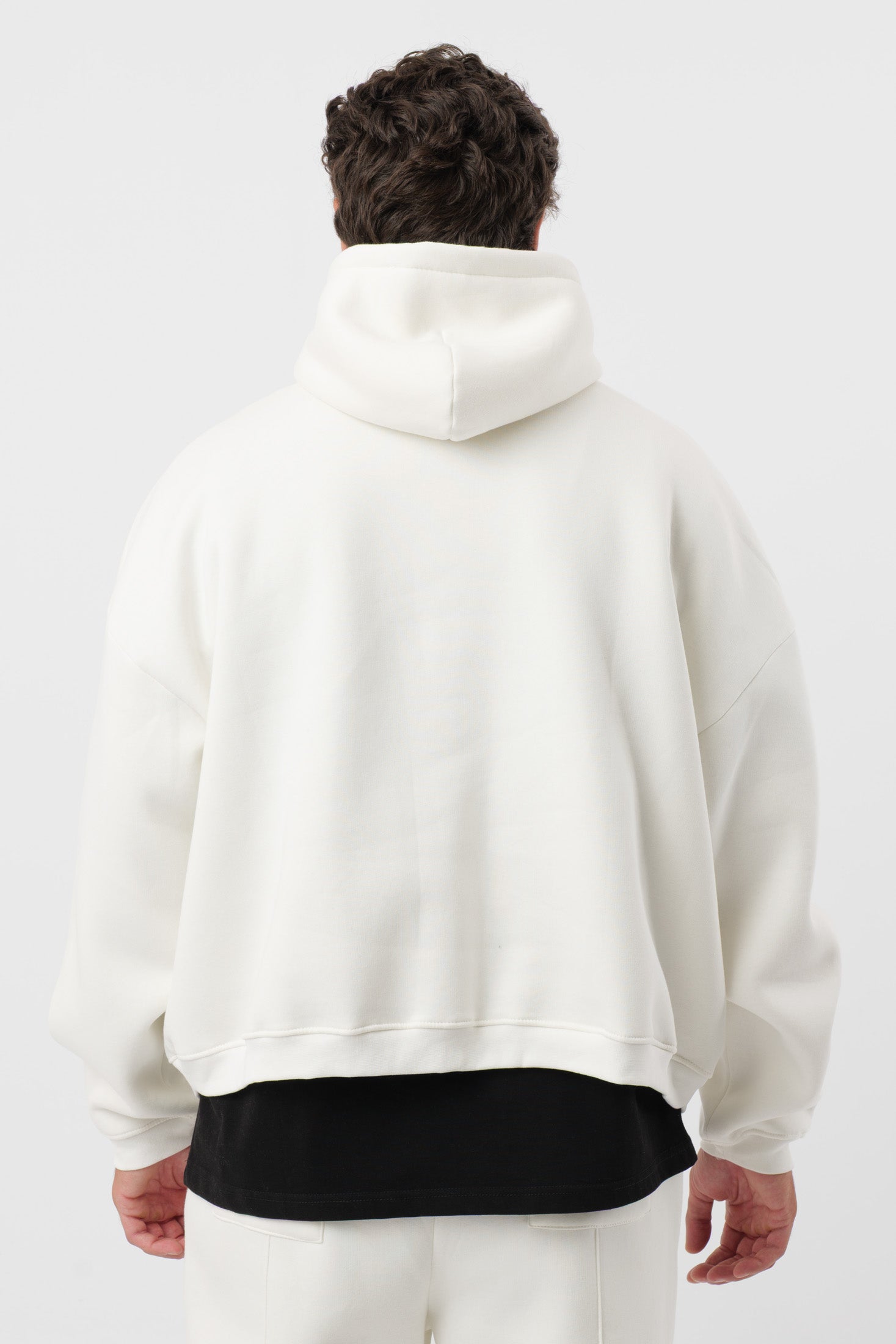Sweat à capuche « Archive » Crème