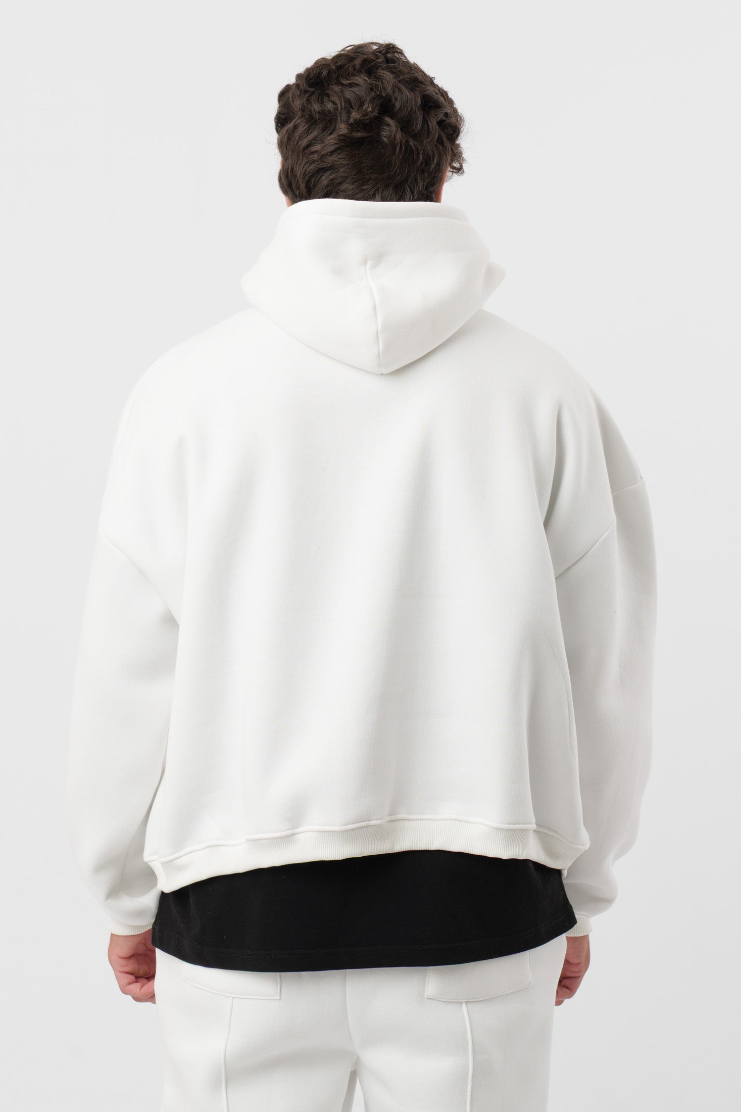Sweat à capuche crème enfant
