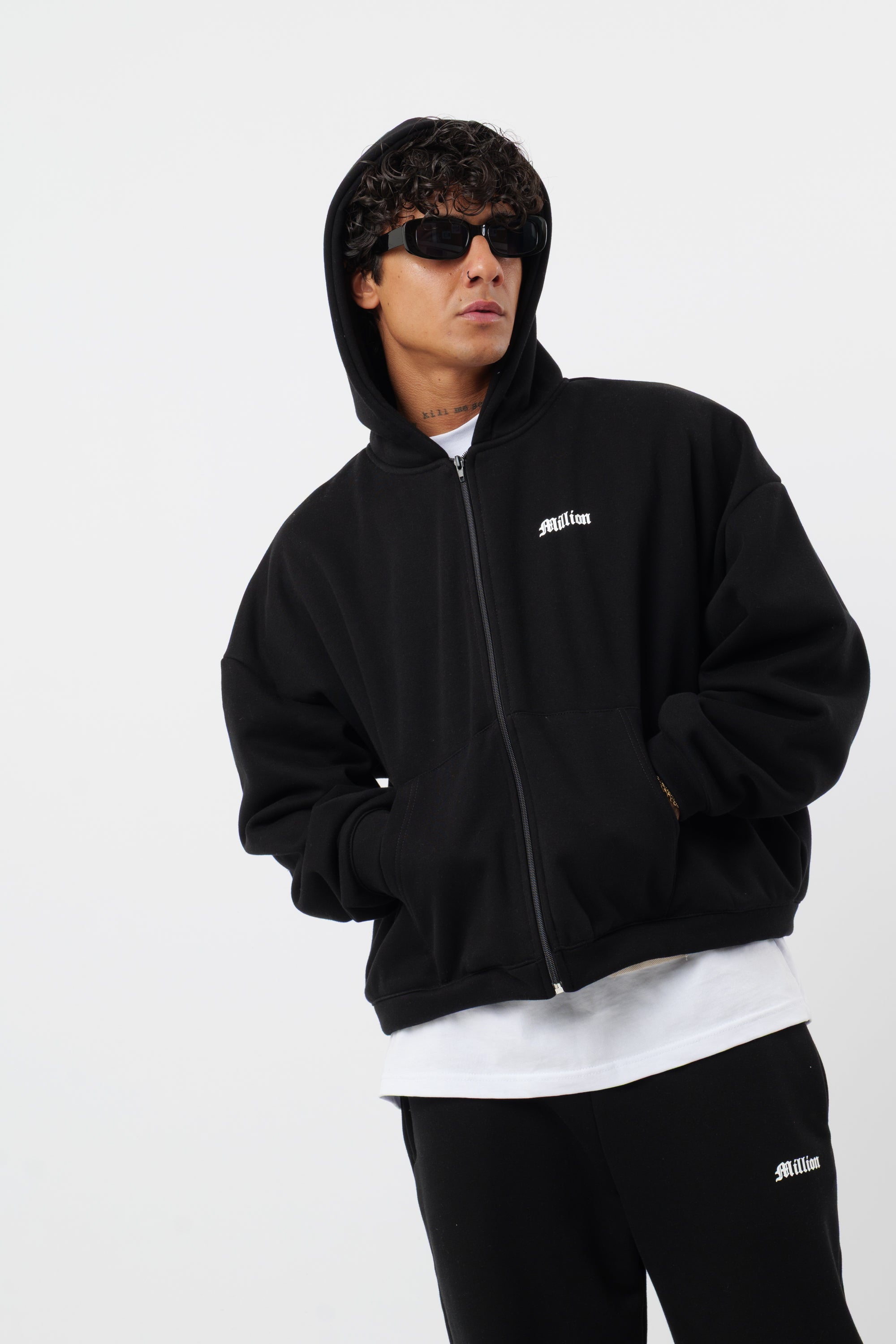 Sweat à capuche « Archive » Noir