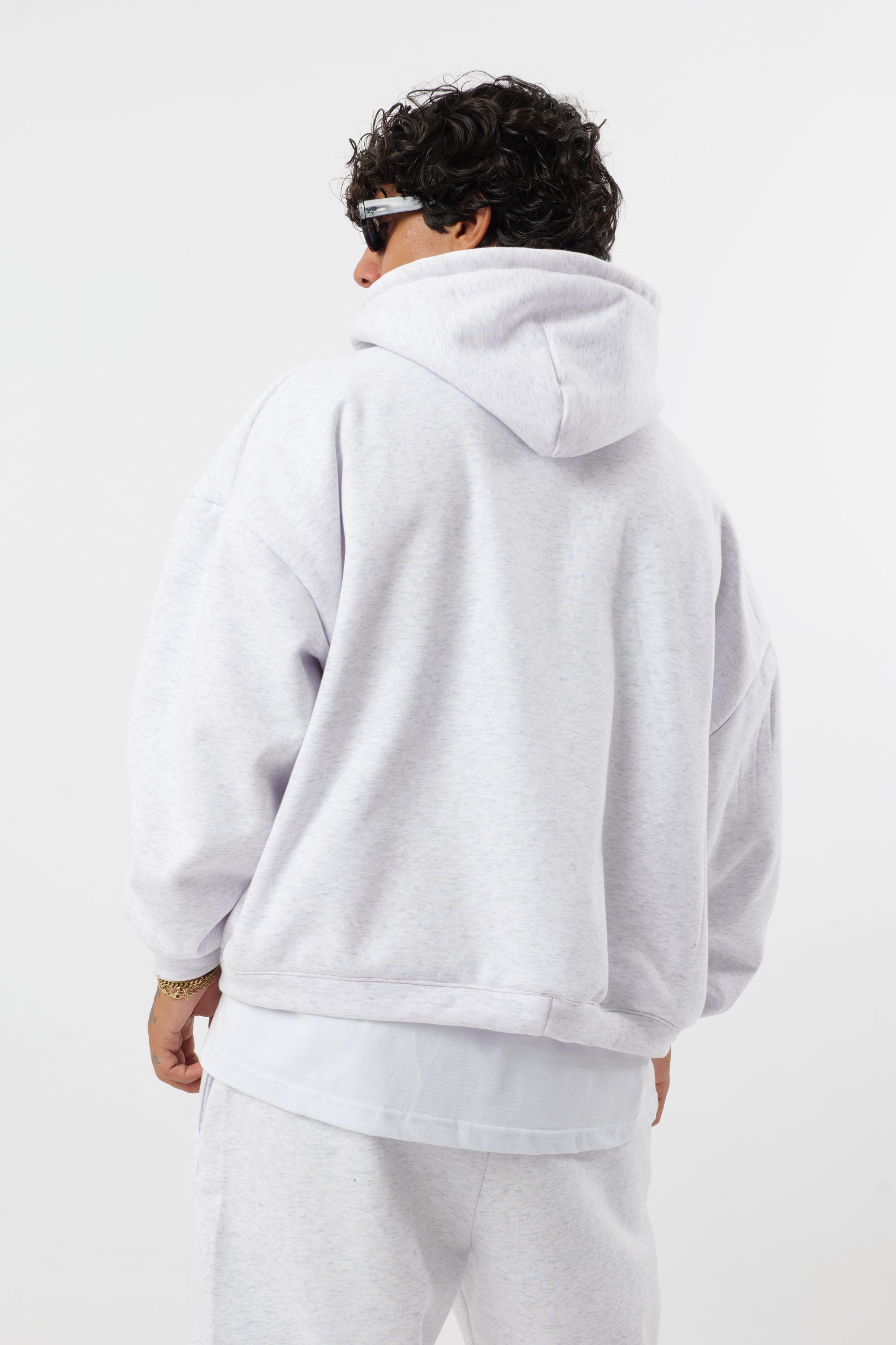 Survêtement gris à logo