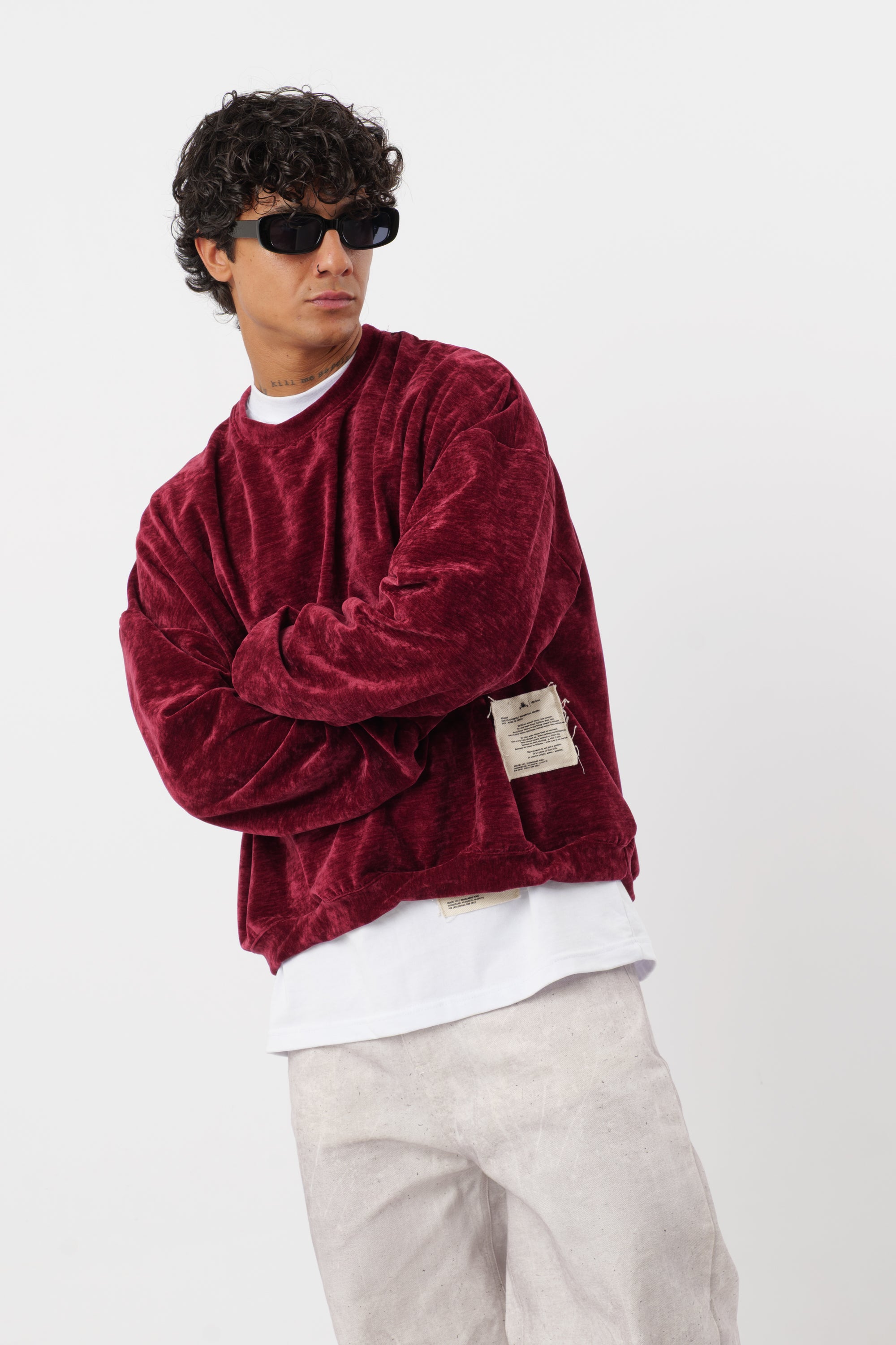 Crewneck 'Archive' Céleste