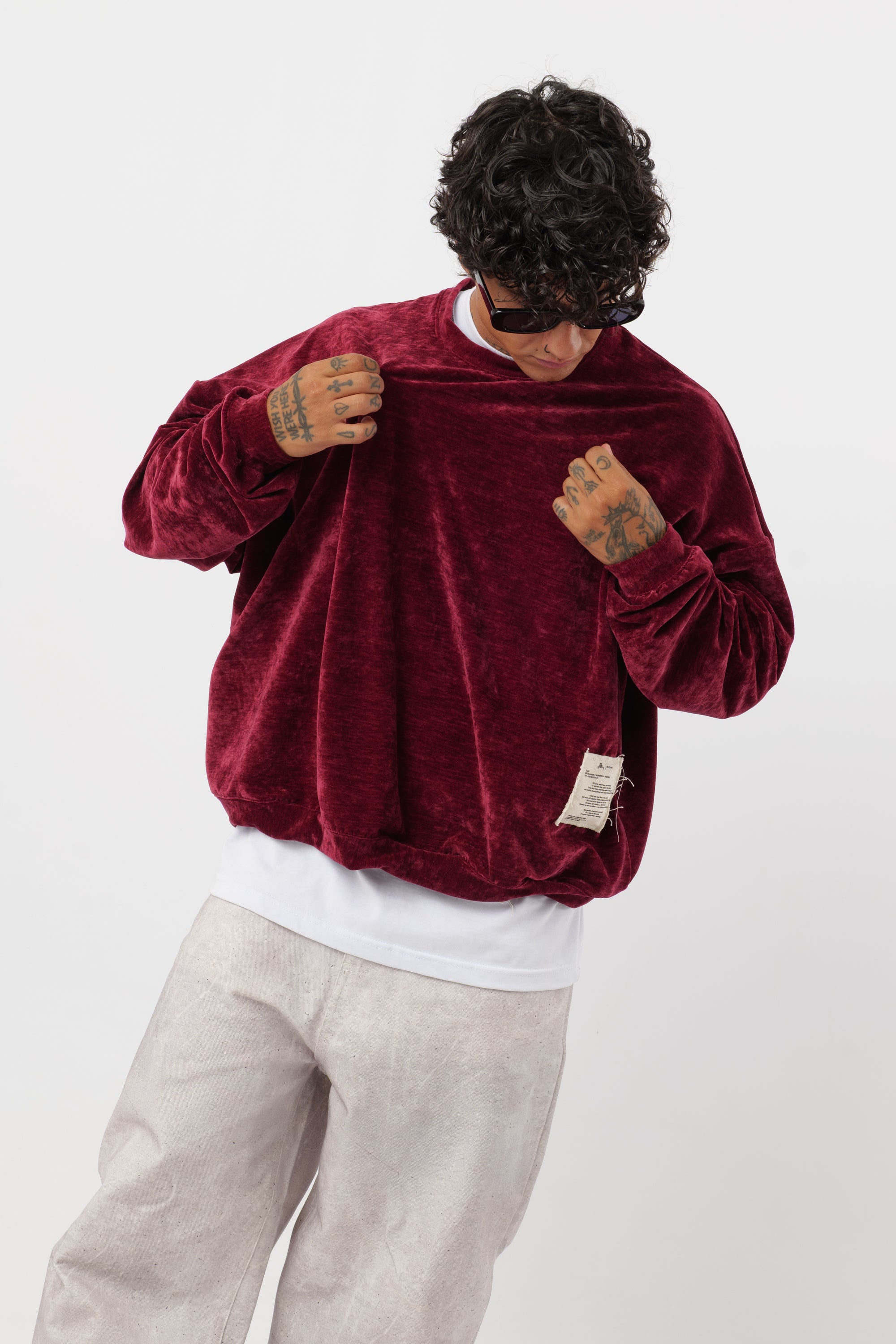 Crewneck 'Archive' Céleste