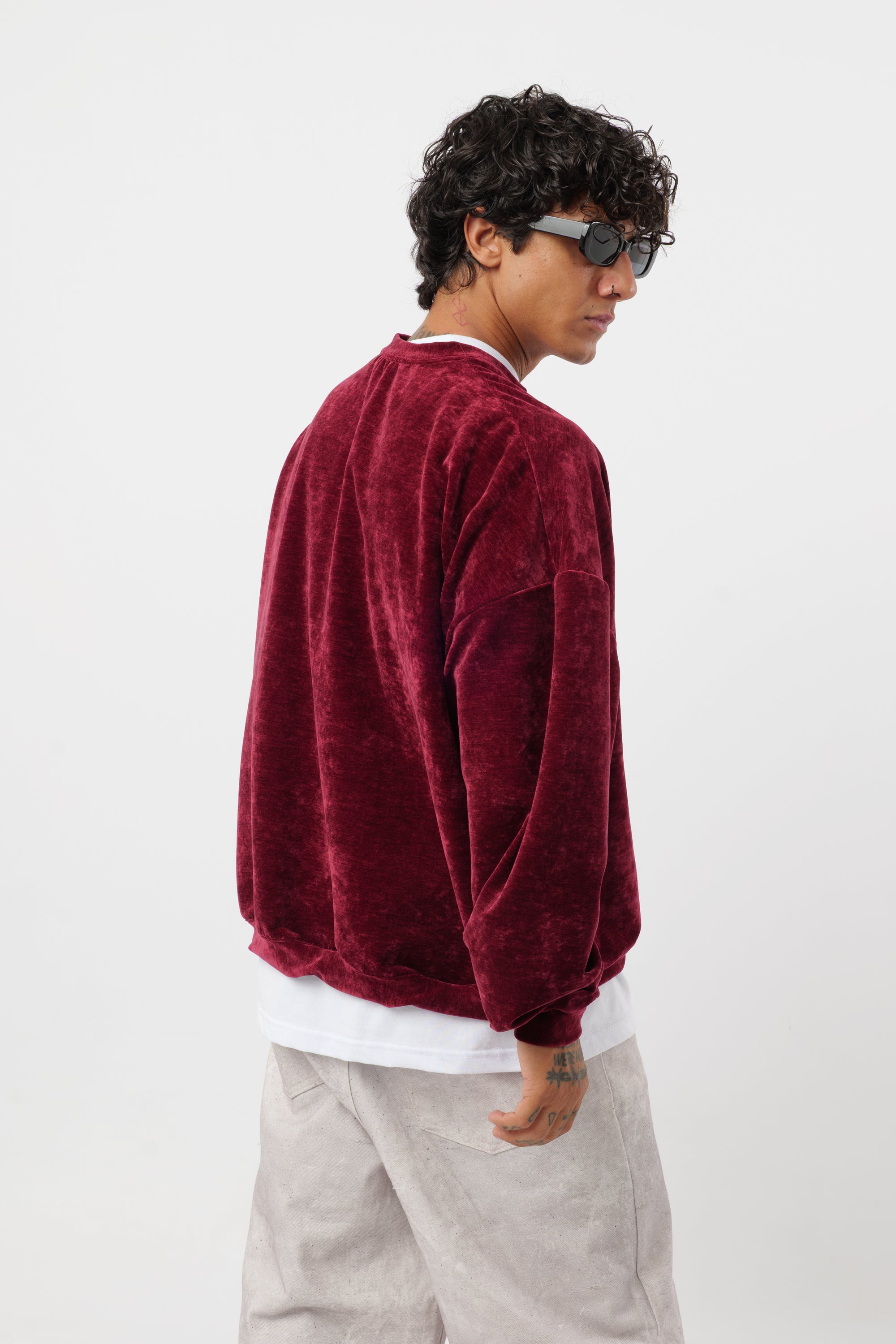 Crewneck 'Archive' Céleste
