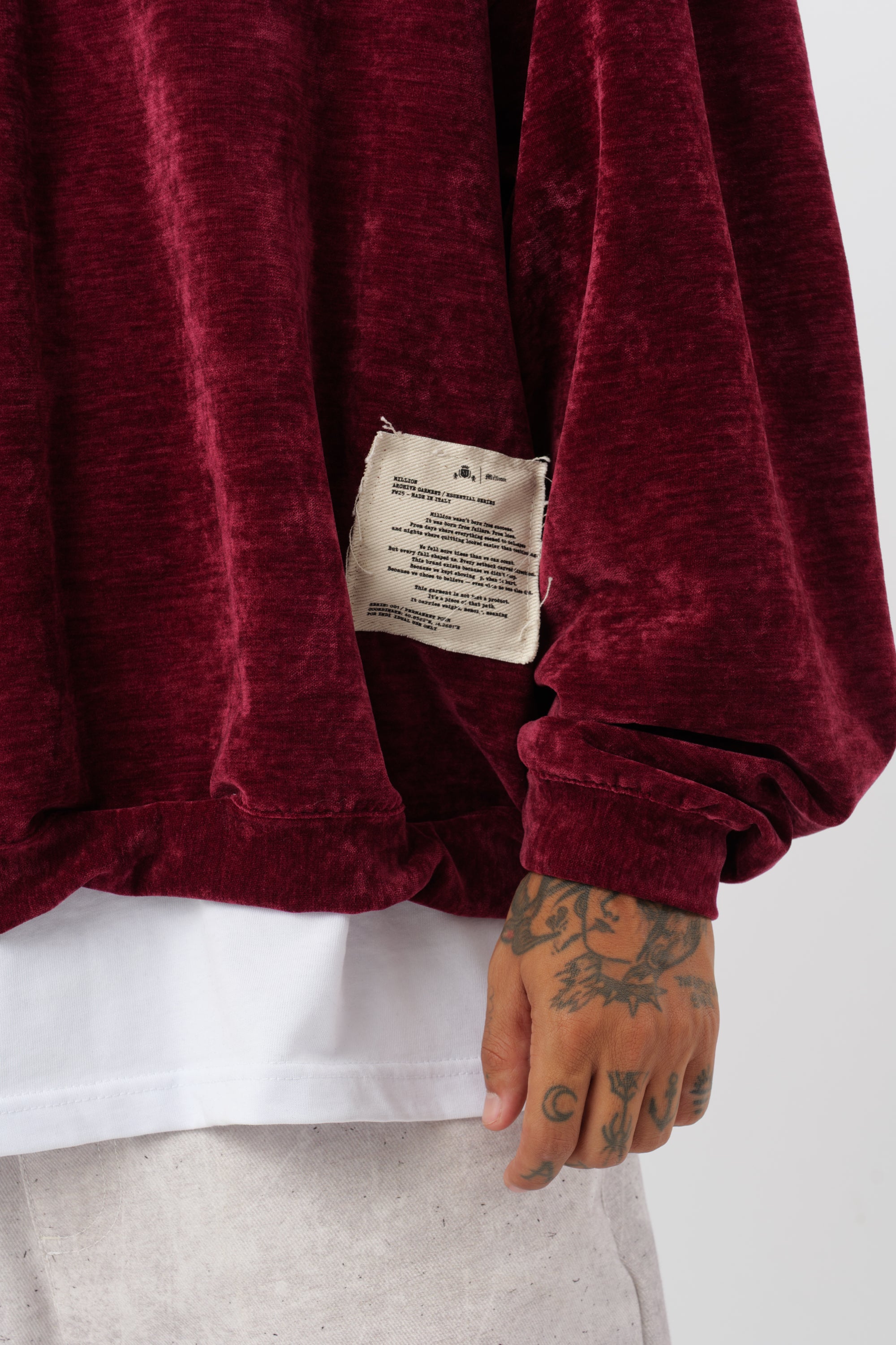Crewneck 'Archive' Céleste