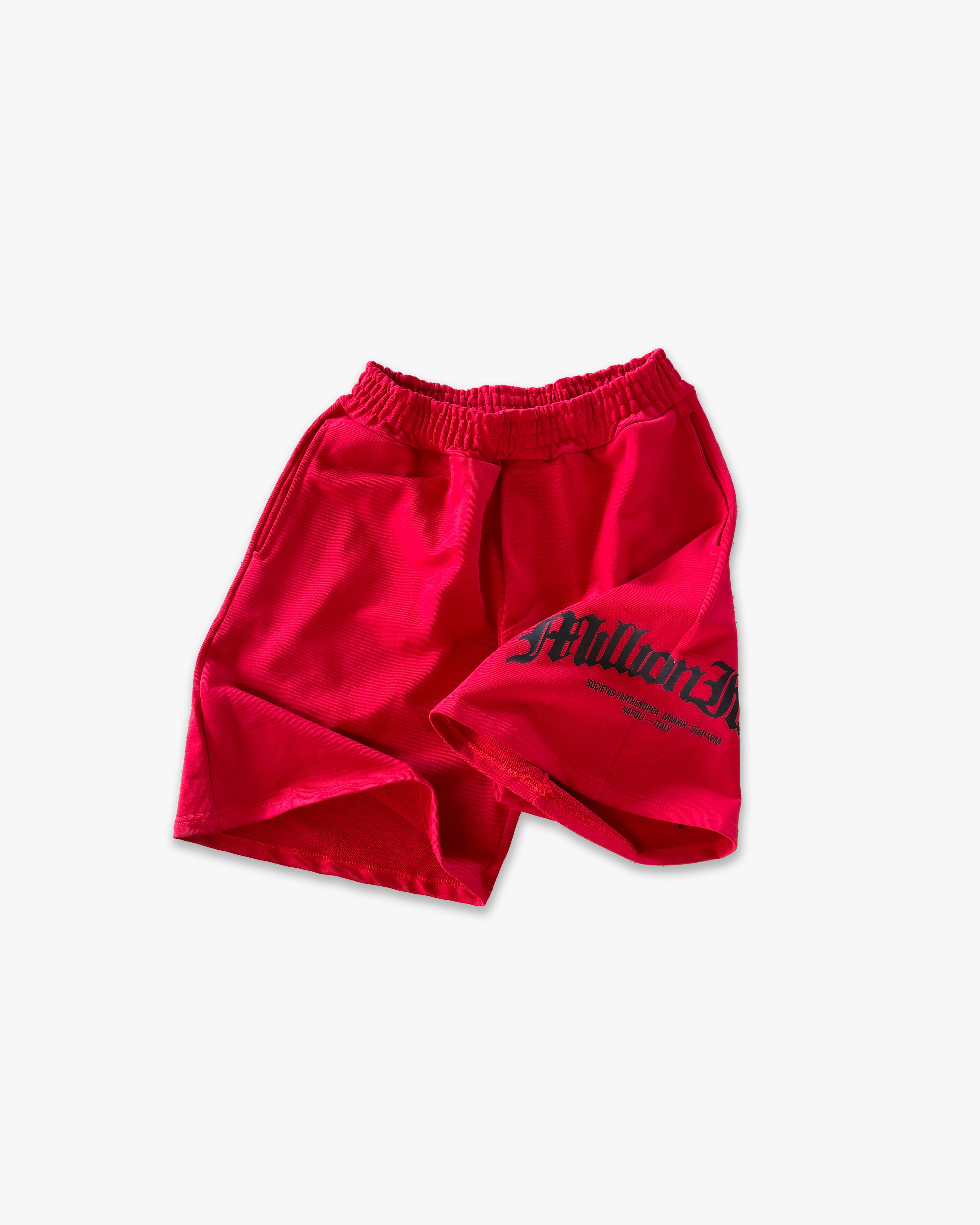 Short rouge avec logo Arche