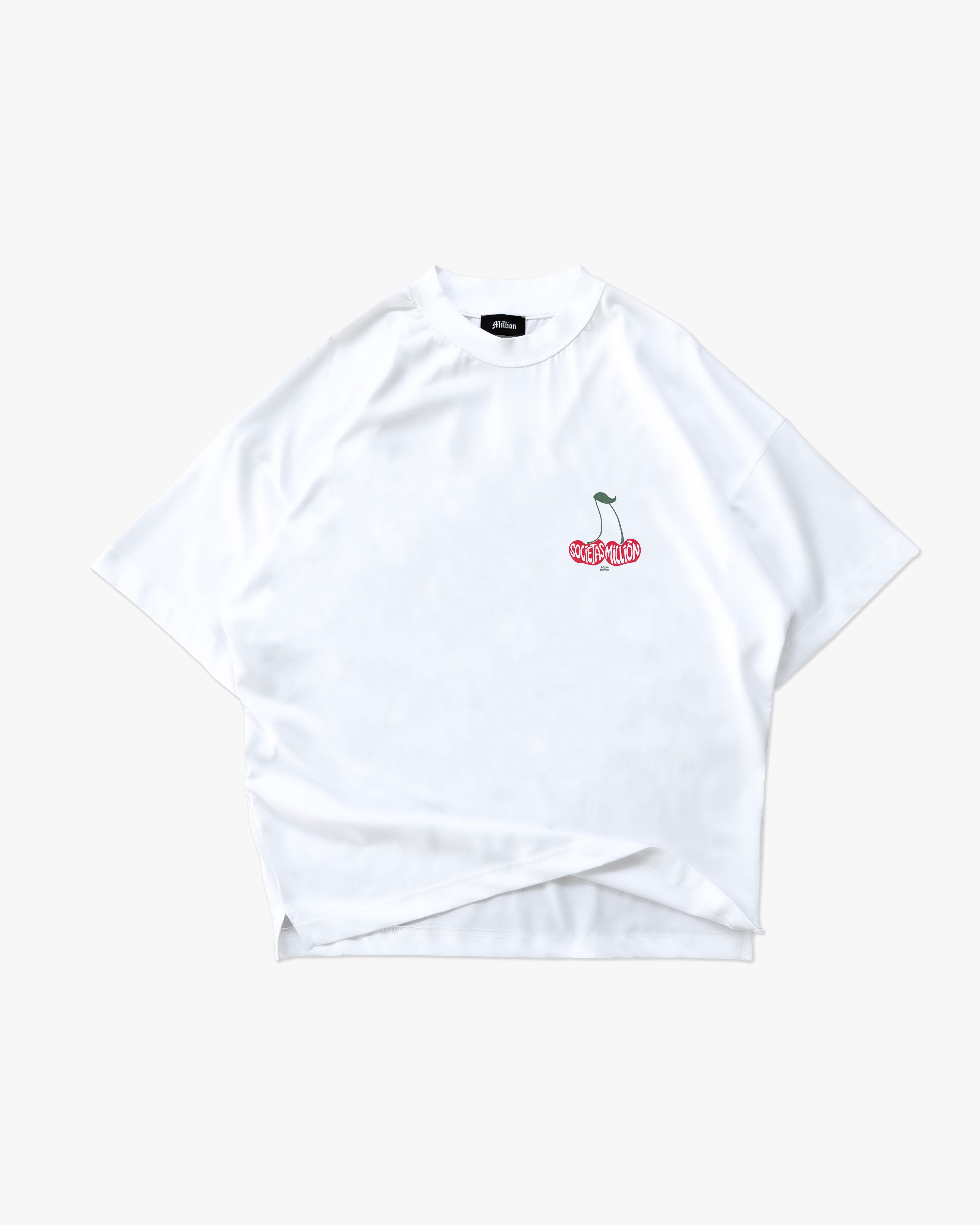 T-Shirt Ciliegie Bianca