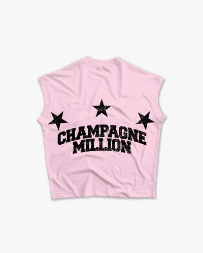 T-Shirt Champagne Million - Rosa