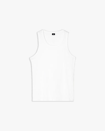 Débardeur en côtes blanc