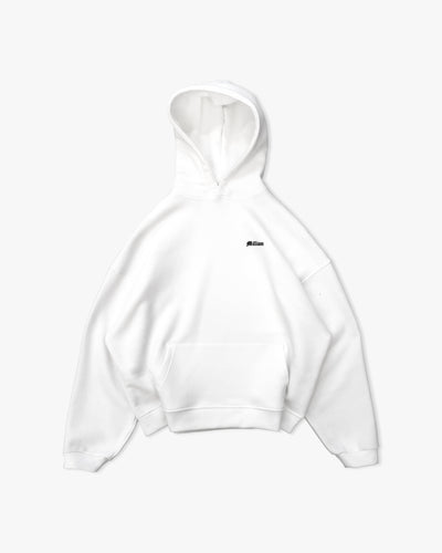 Sweat à capuche Logo Blanc