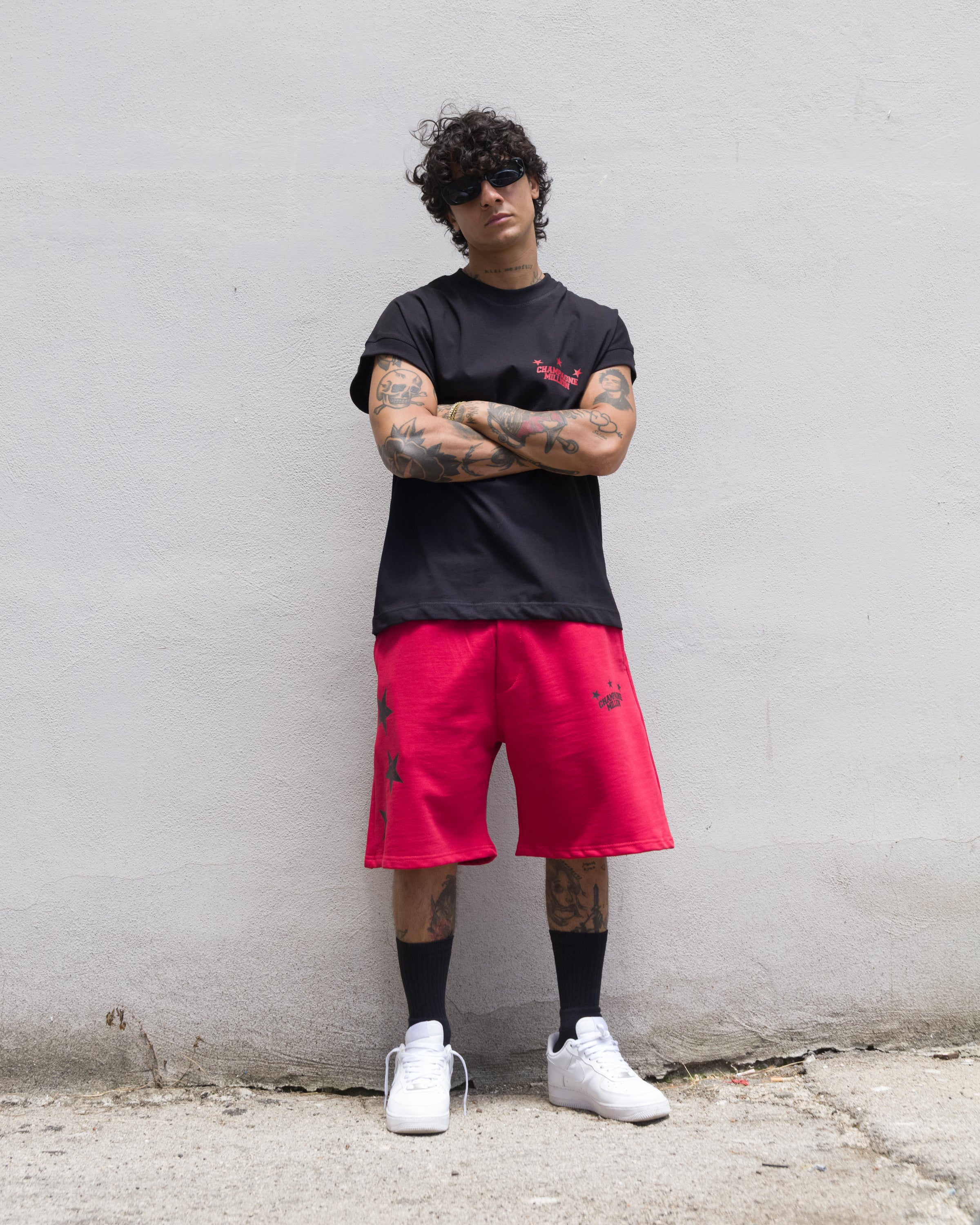 Shorts Champagne Million - Rosso