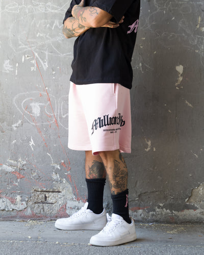 Short rose avec logo Arch