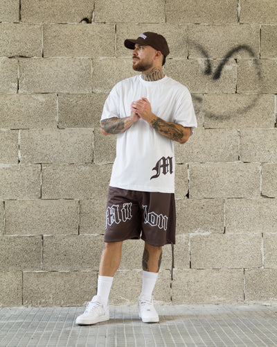 T-shirt Gothic Marron