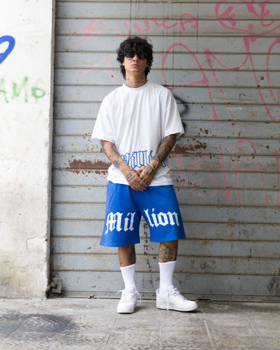 Shorts Logo Bleu Royal
