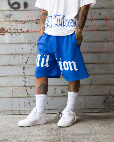 Shorts Logo Bleu Royal