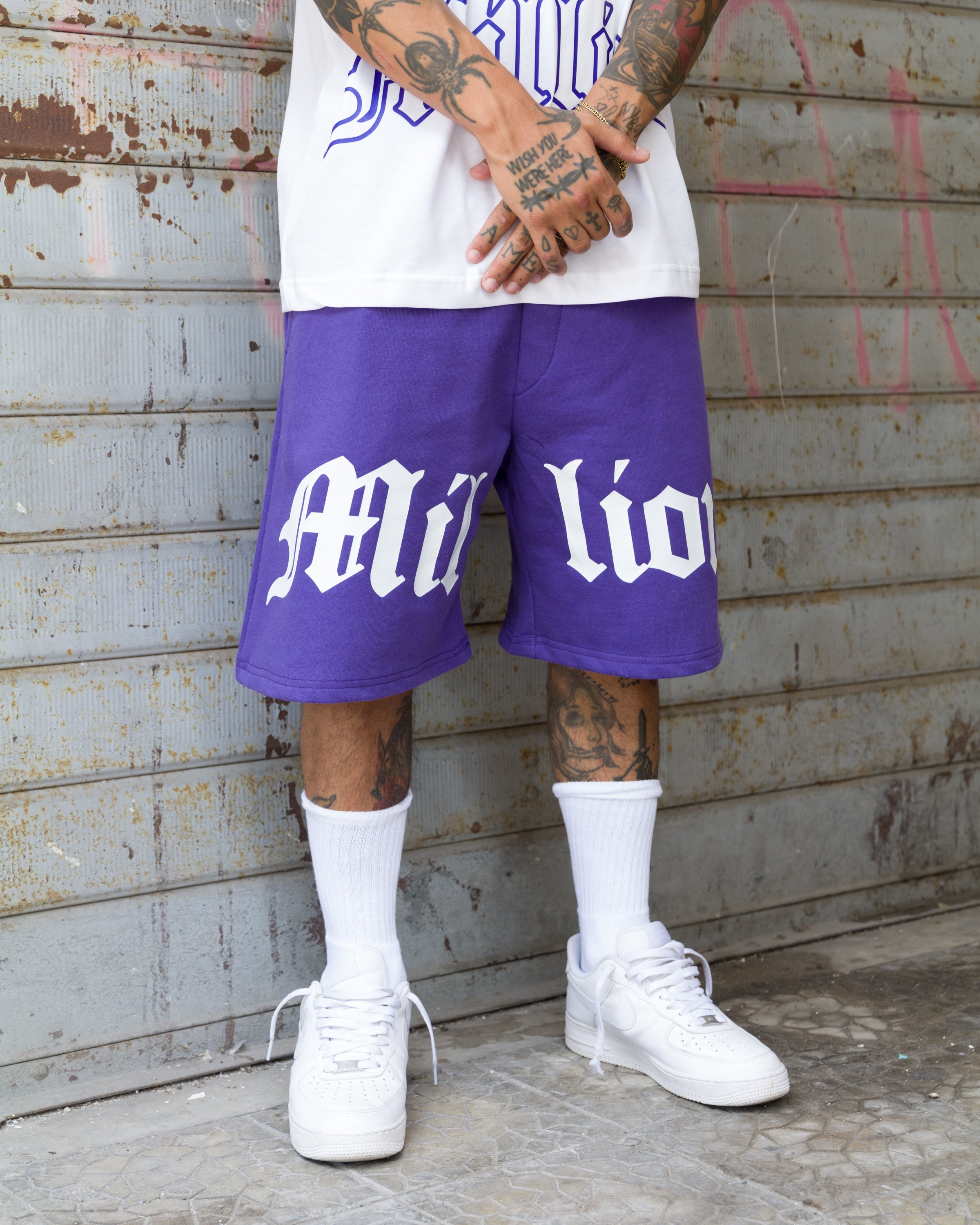 Shorts Logo Full Violet