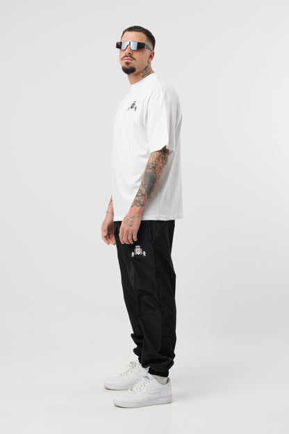 T-shirt blanche avec logo noir
