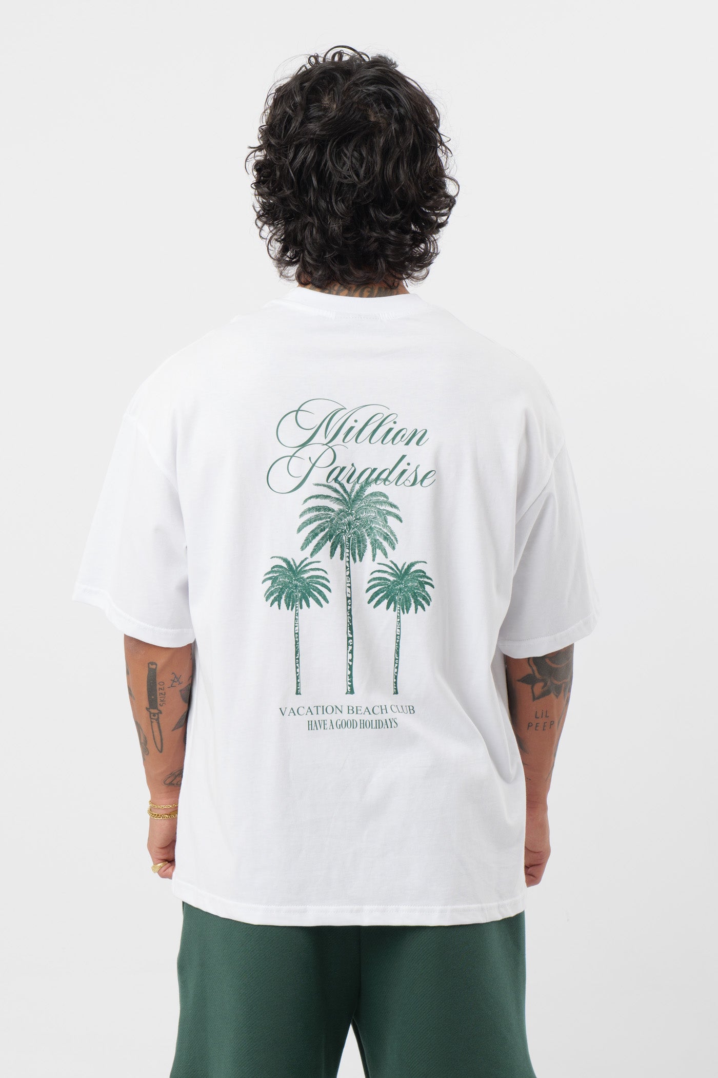 T-shirt BeachClub blanche