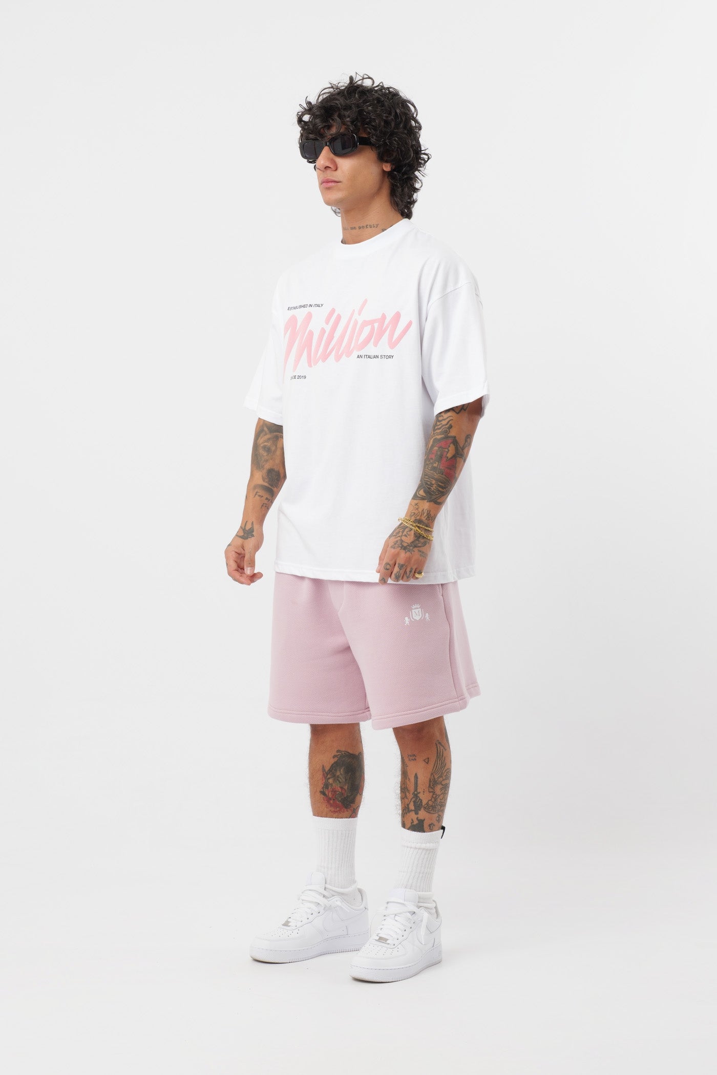 T-Shirt BabyRose Blanc