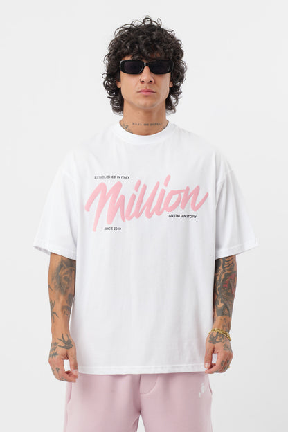 T-Shirt BabyRose Blanc