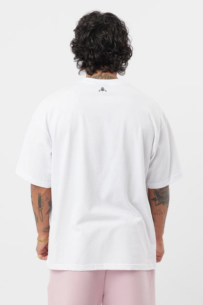T-Shirt BabyRose Blanc