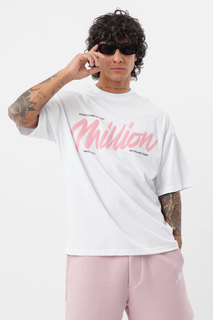 T-Shirt BabyRose Blanc