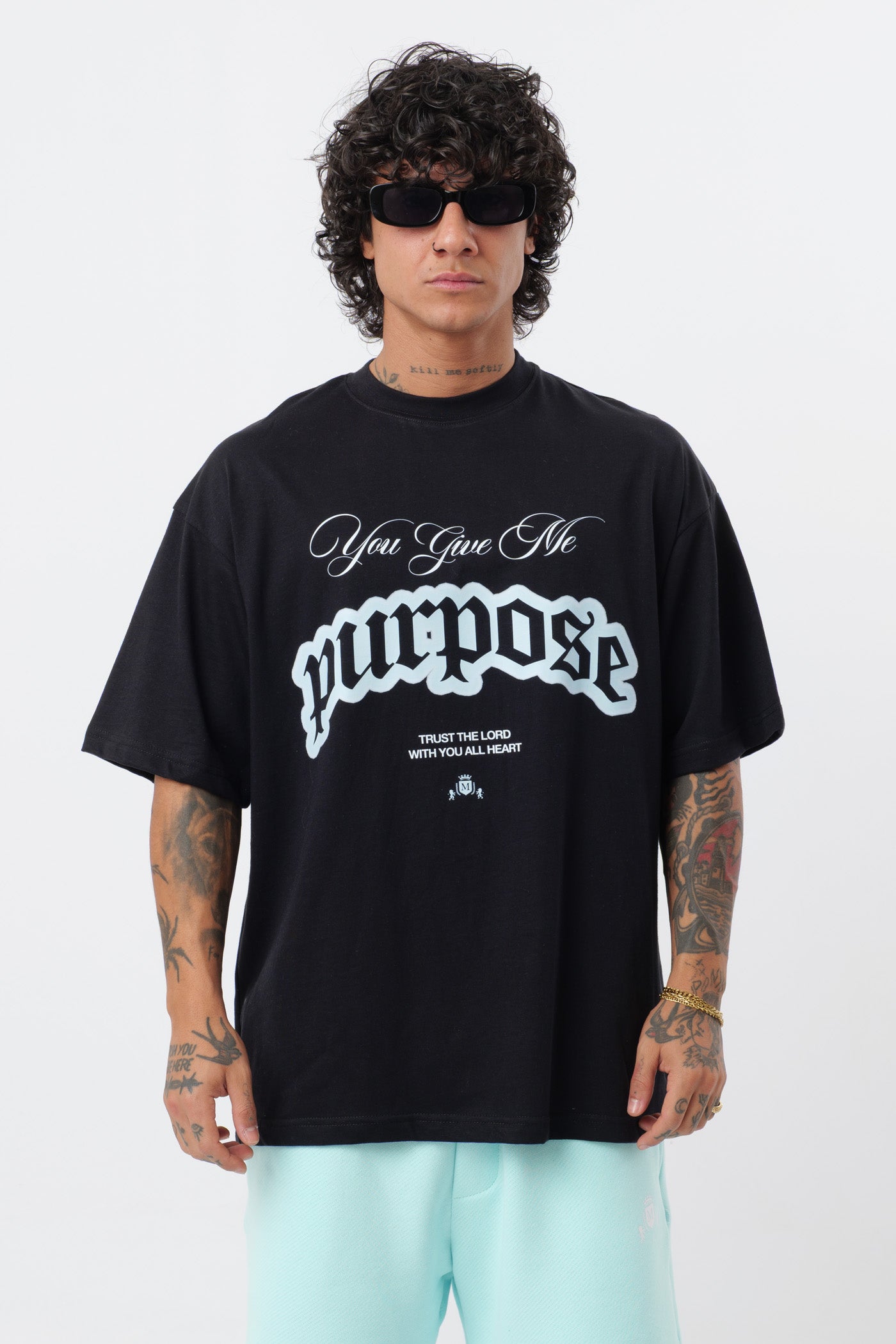 T-shirt Purpose Noire
