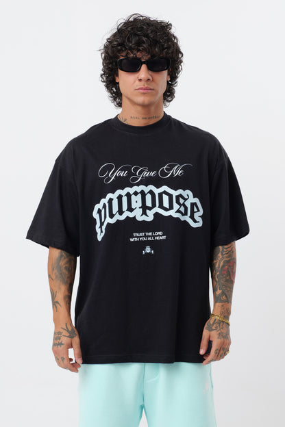 T-shirt Purpose Noire