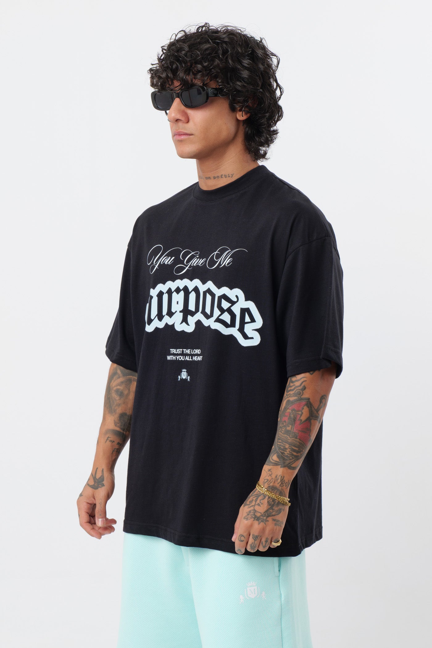 T-shirt Purpose Noire