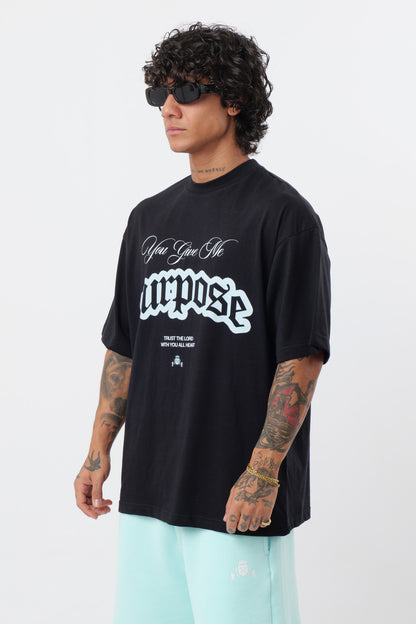 T-shirt Purpose Noire