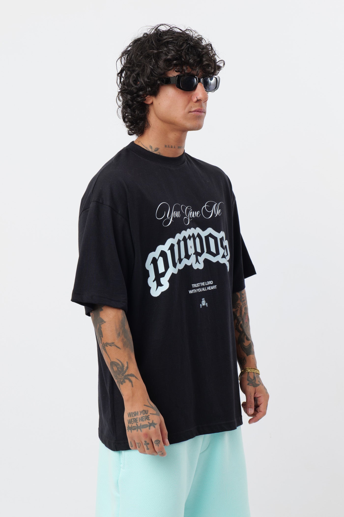 T-shirt Purpose Noire