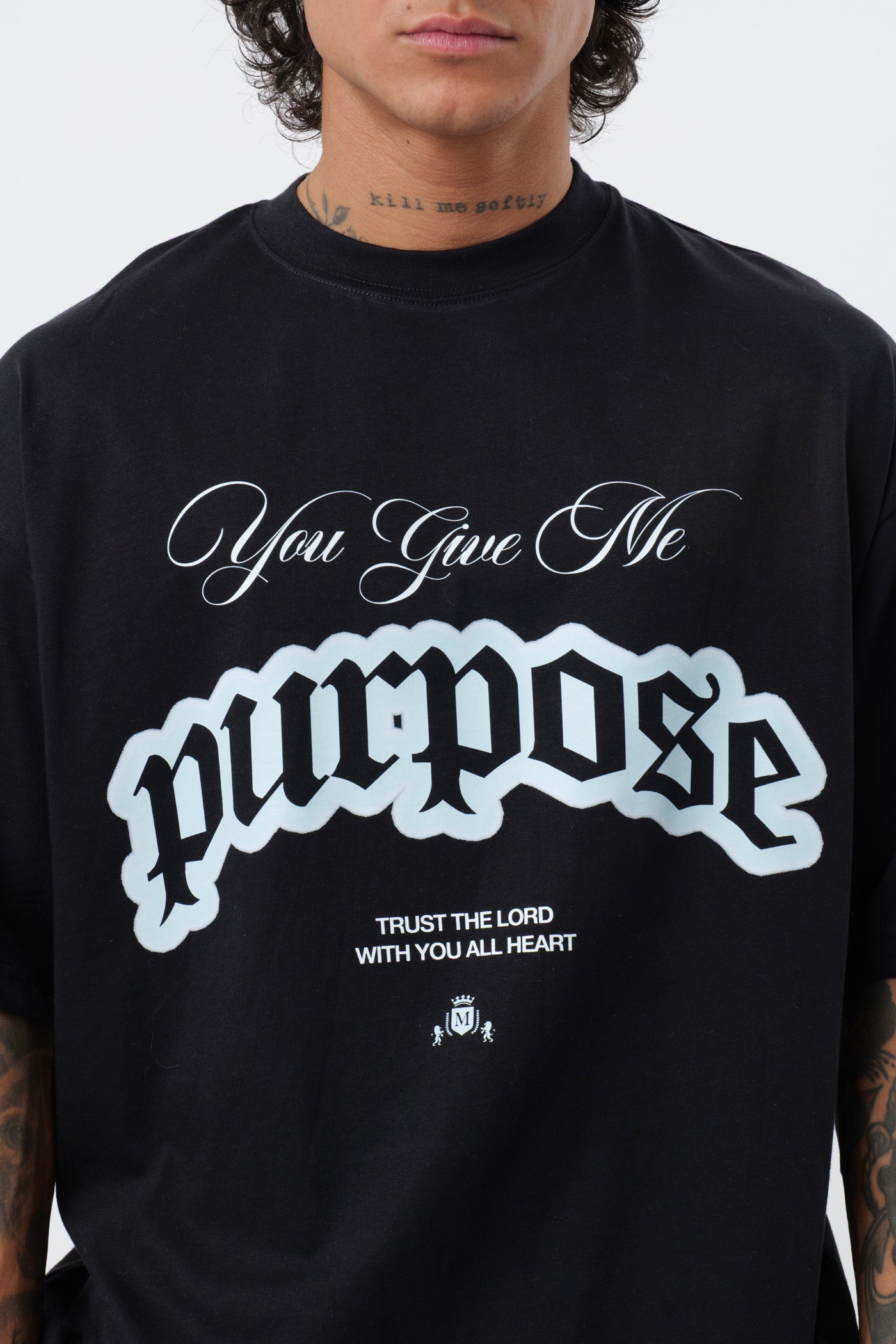 T-shirt Purpose Noire