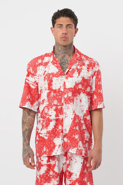 Coordonné Paisley Rouge