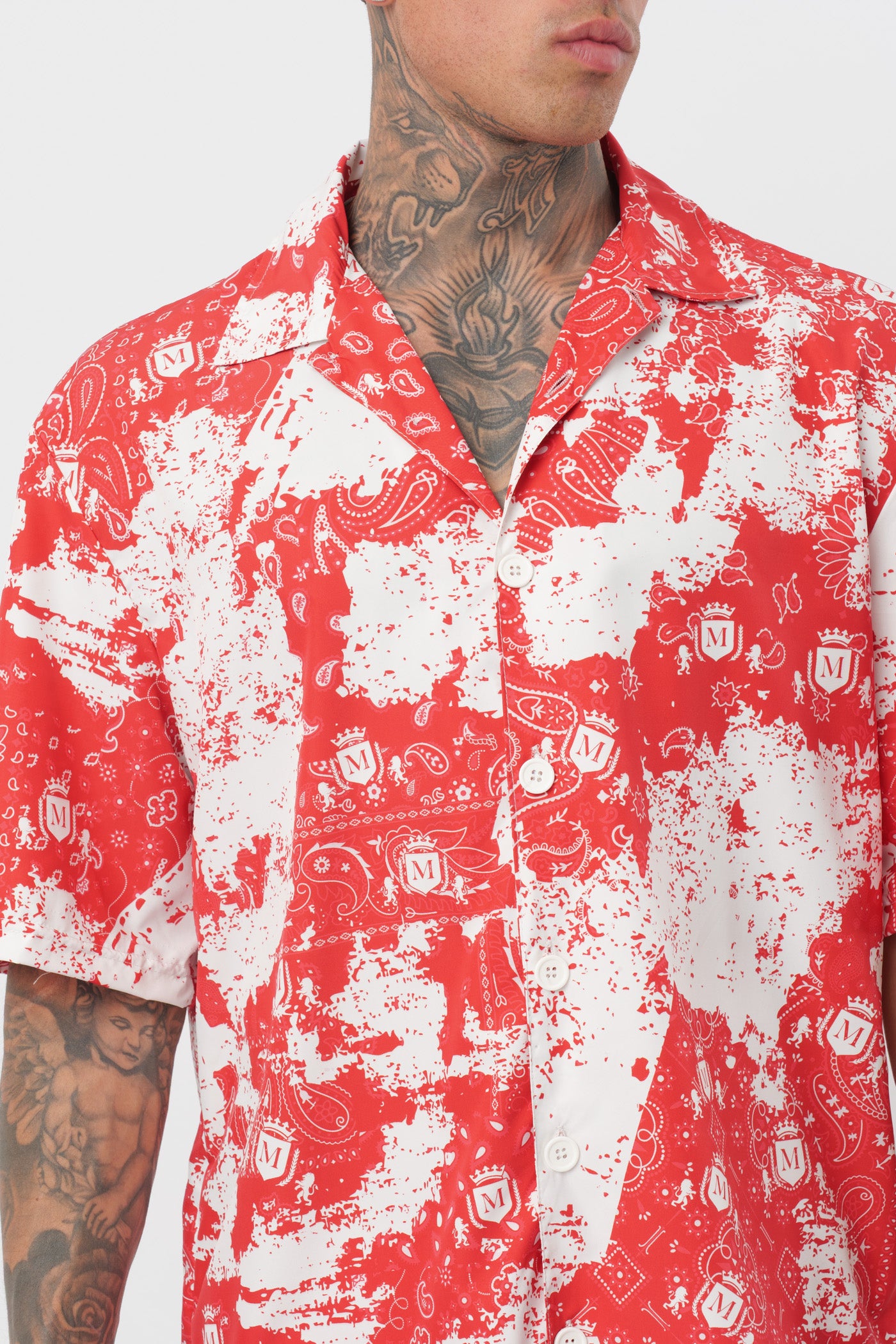 Coordonné Paisley Rouge