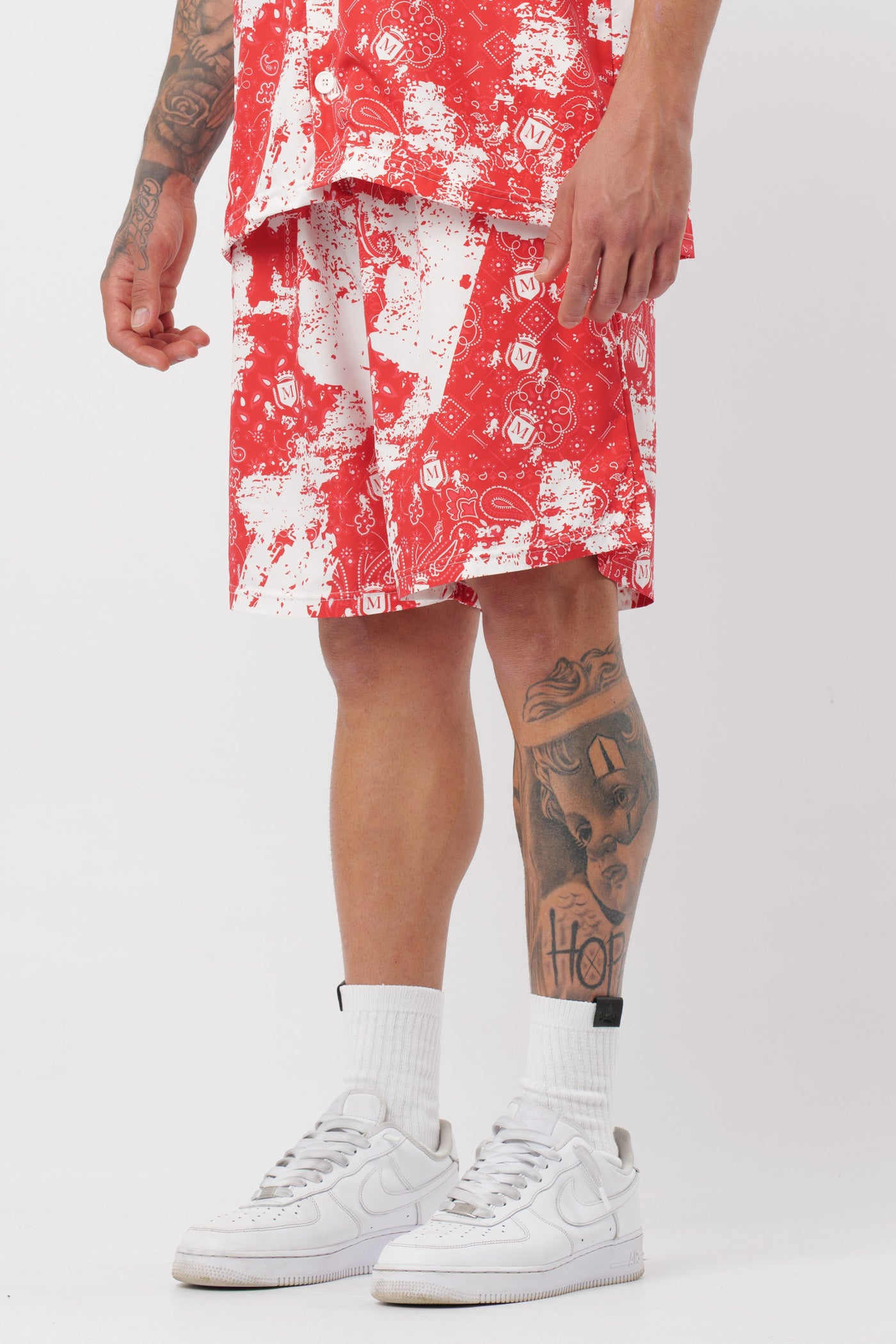 Coordonné Paisley Rouge