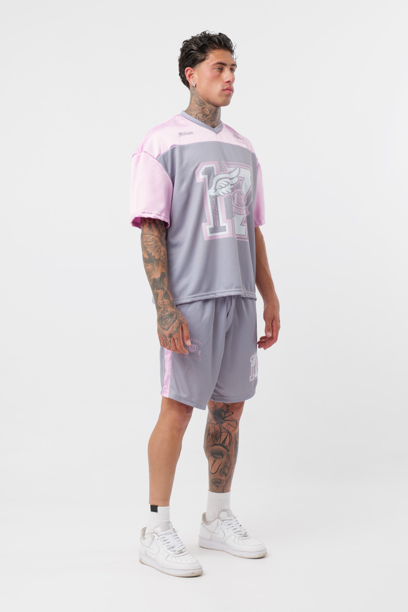 Ensemble de basket gris